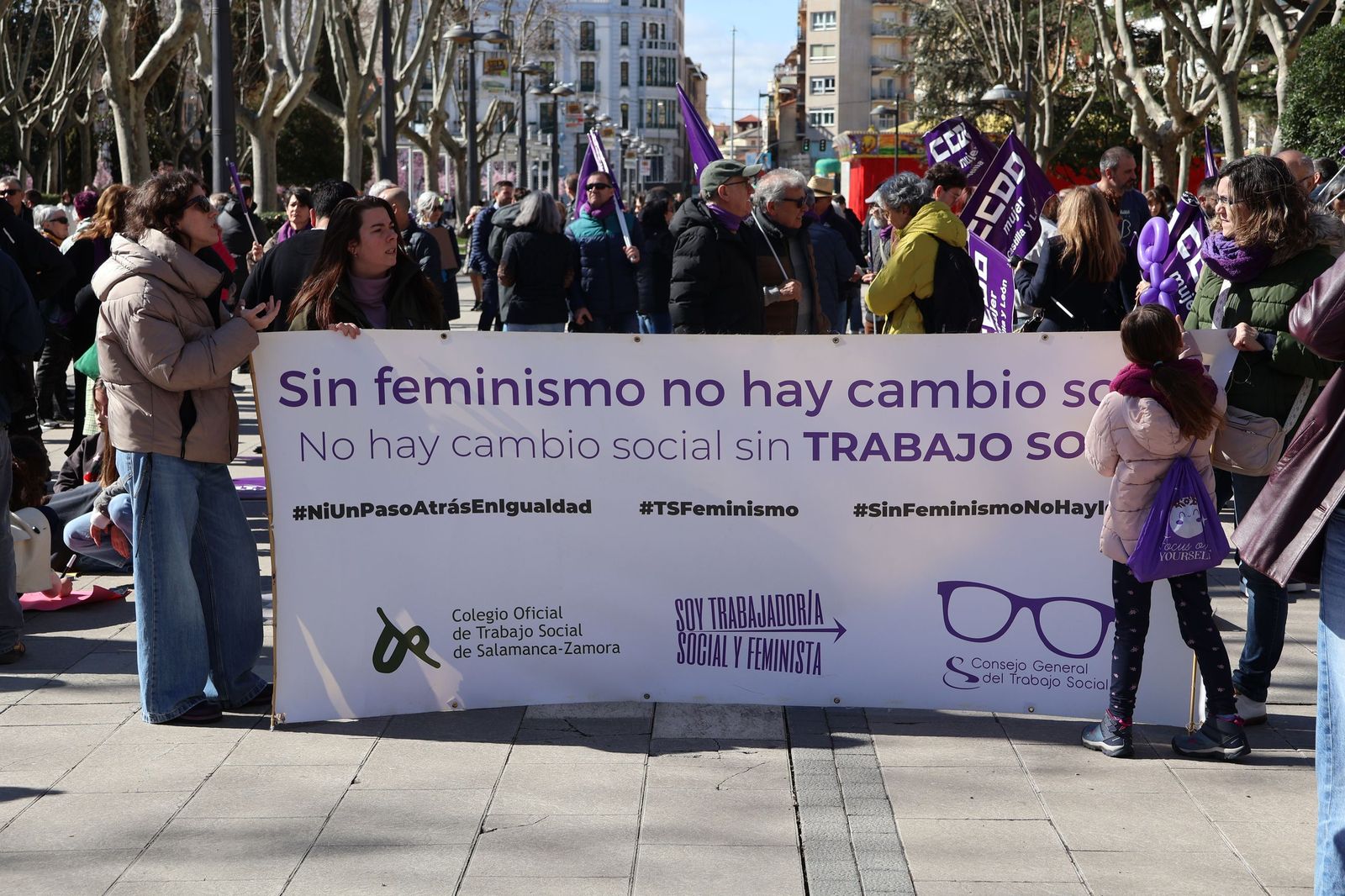 GALERÍA | La manifestación del 8M por las calles de Zamora, en imágenes