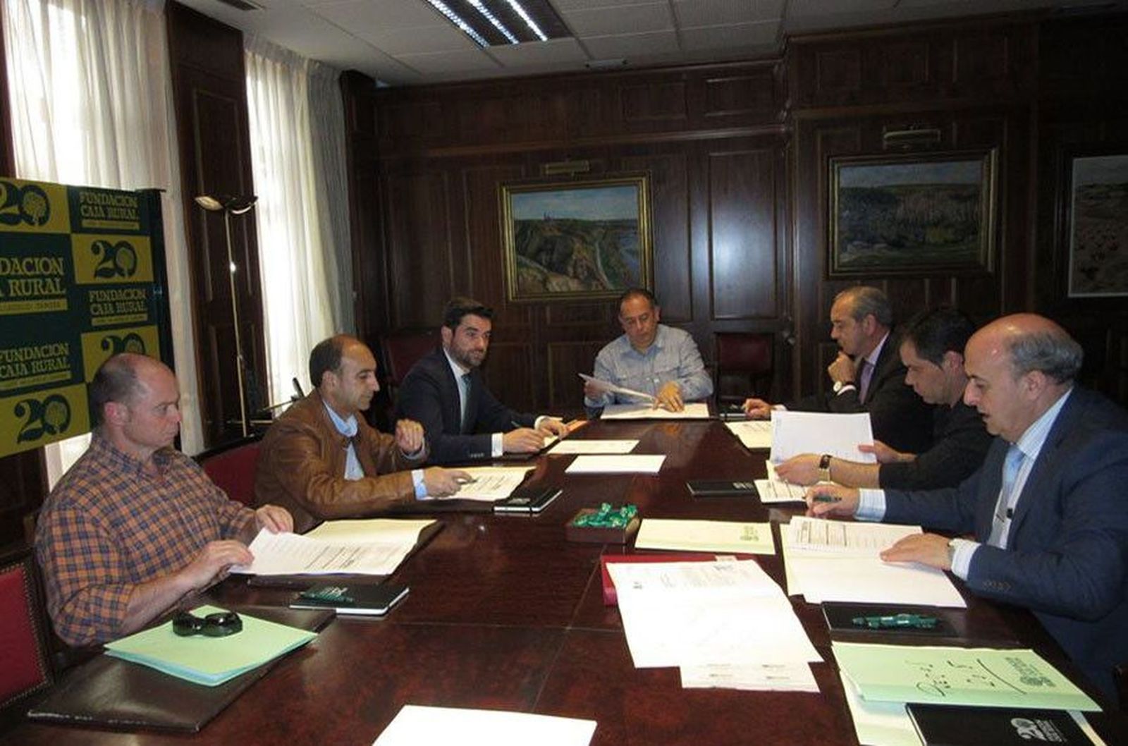 Ayto. Zamora. Reunión Patronato Fundación Caja Rural 24 04 18