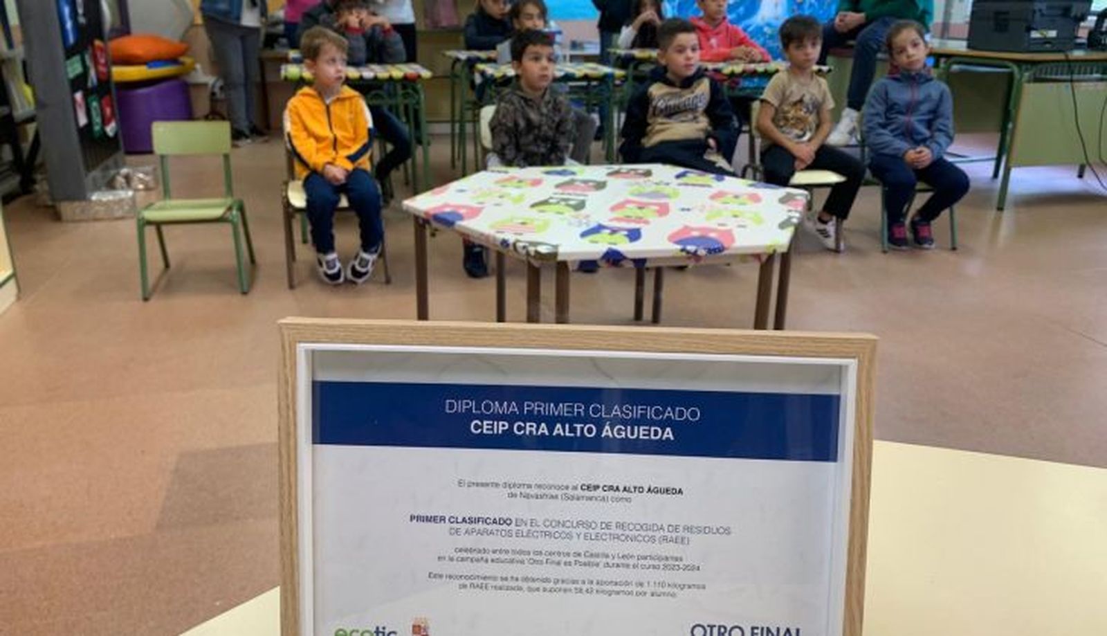 El colegio de Navasfrías gana la campaña “Otro Final es Posible”