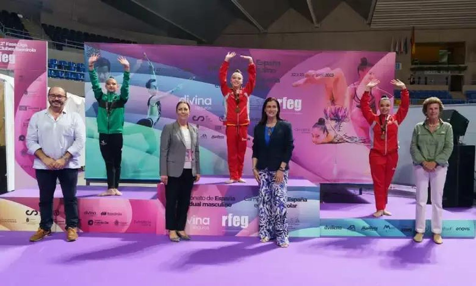 Paula García campeona de España de gimnasia rítmica en cuerda