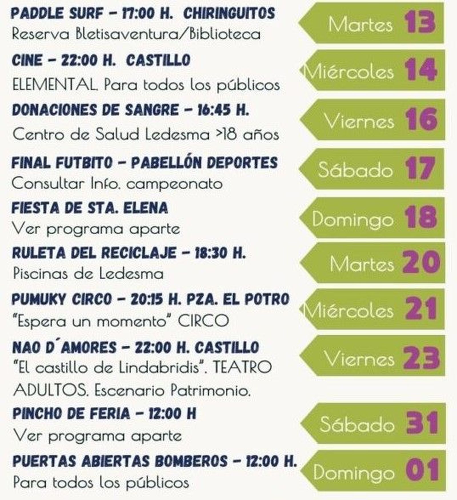 Fiestas Ledesma Fiestas Ledesma