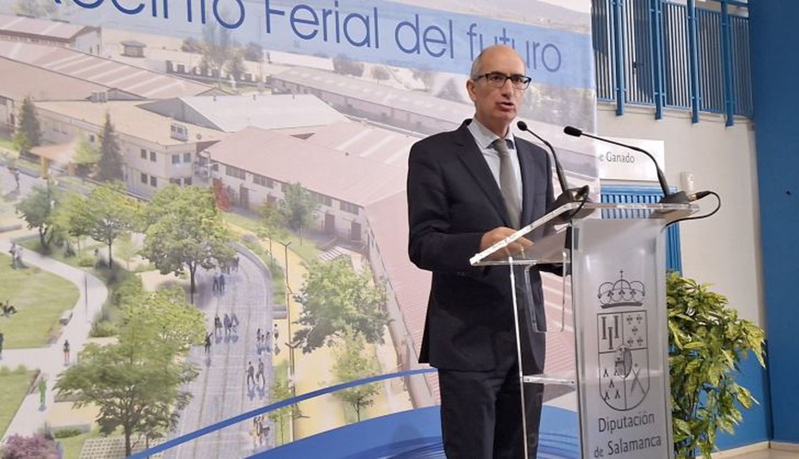 Remodelación del recinto ferial de la Diputación. Obras en el bulevar 