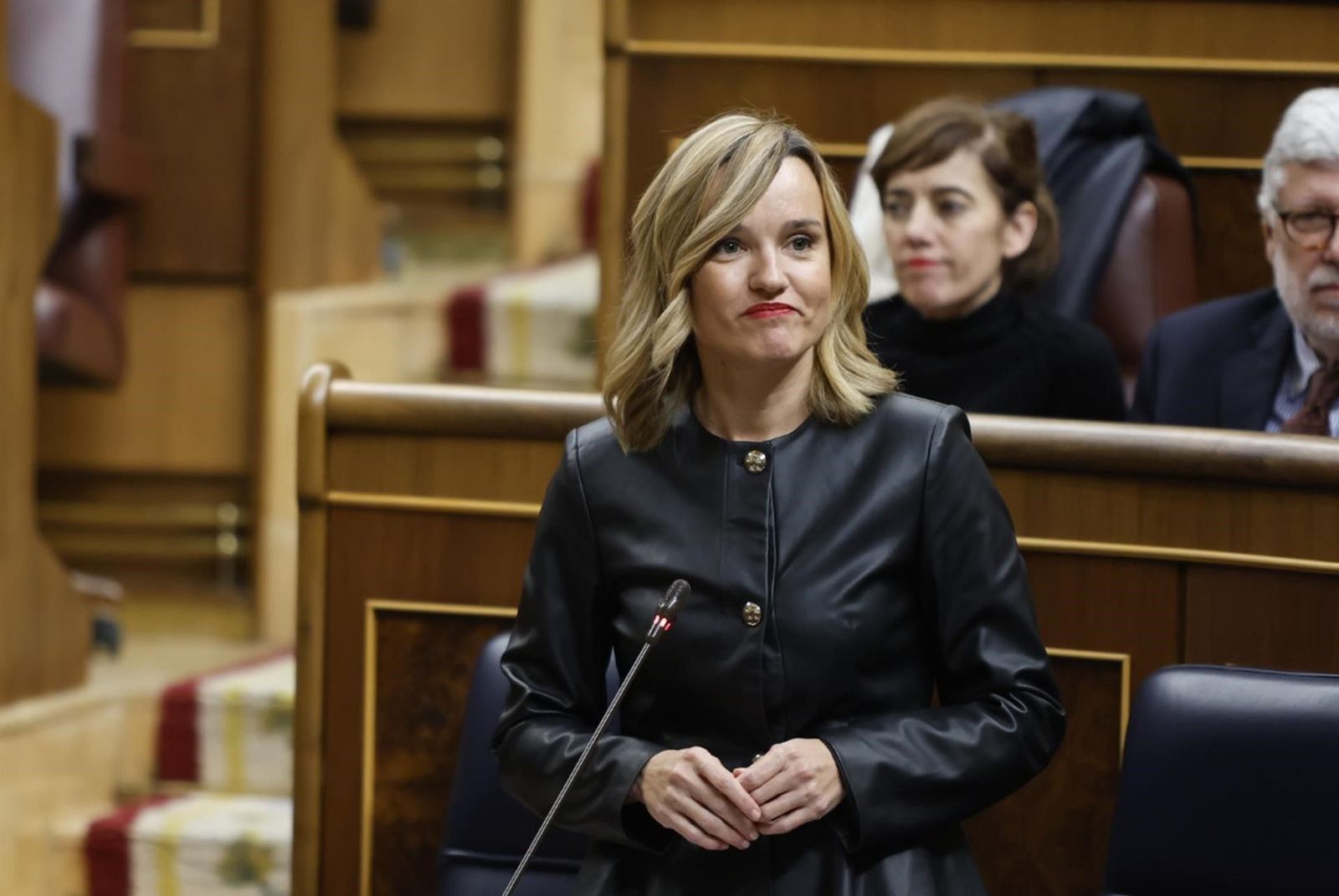 Pilar Alegría, portavoz del Gobierno y ministra de Educación, Formación Profesional y Deportes. CONGRESO.