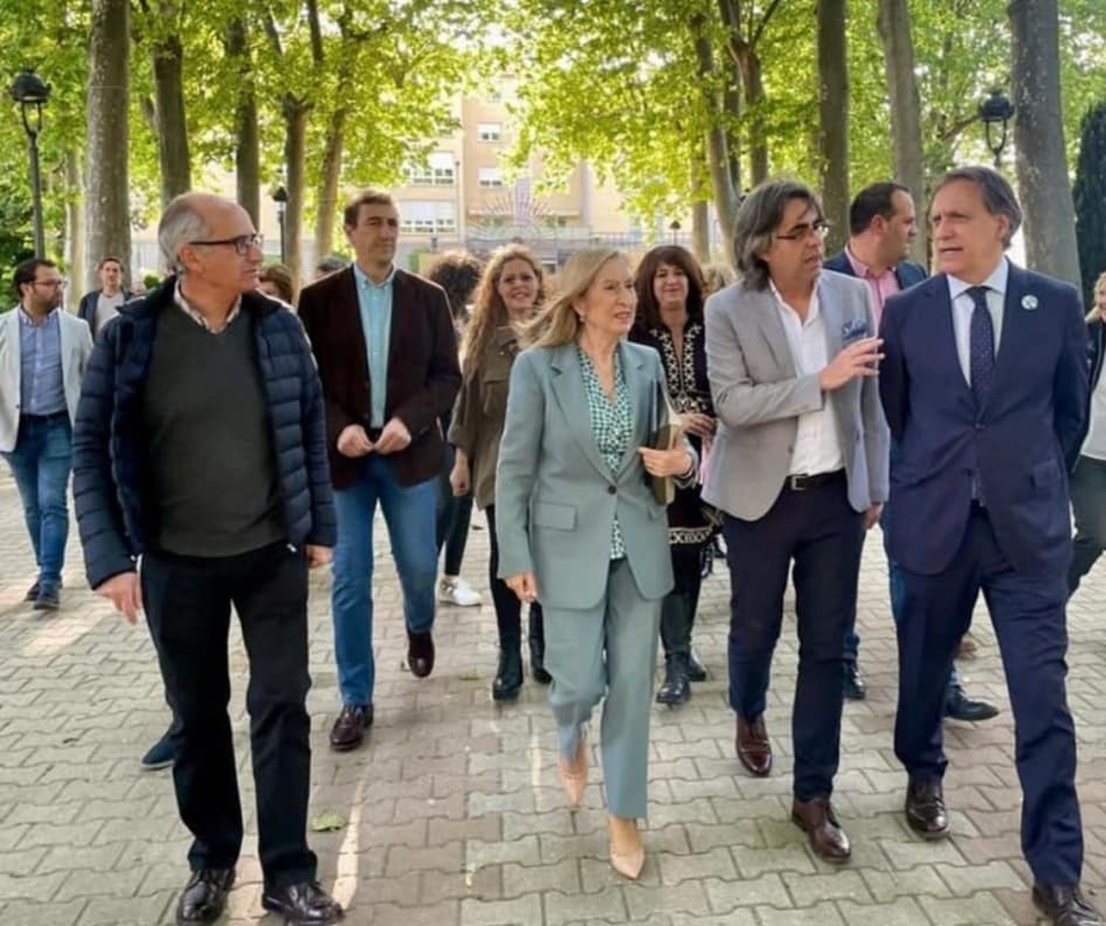 Acto de apoyo a la candidatura de Luis Francisco Martín durante la campaña de las elecciones municipales