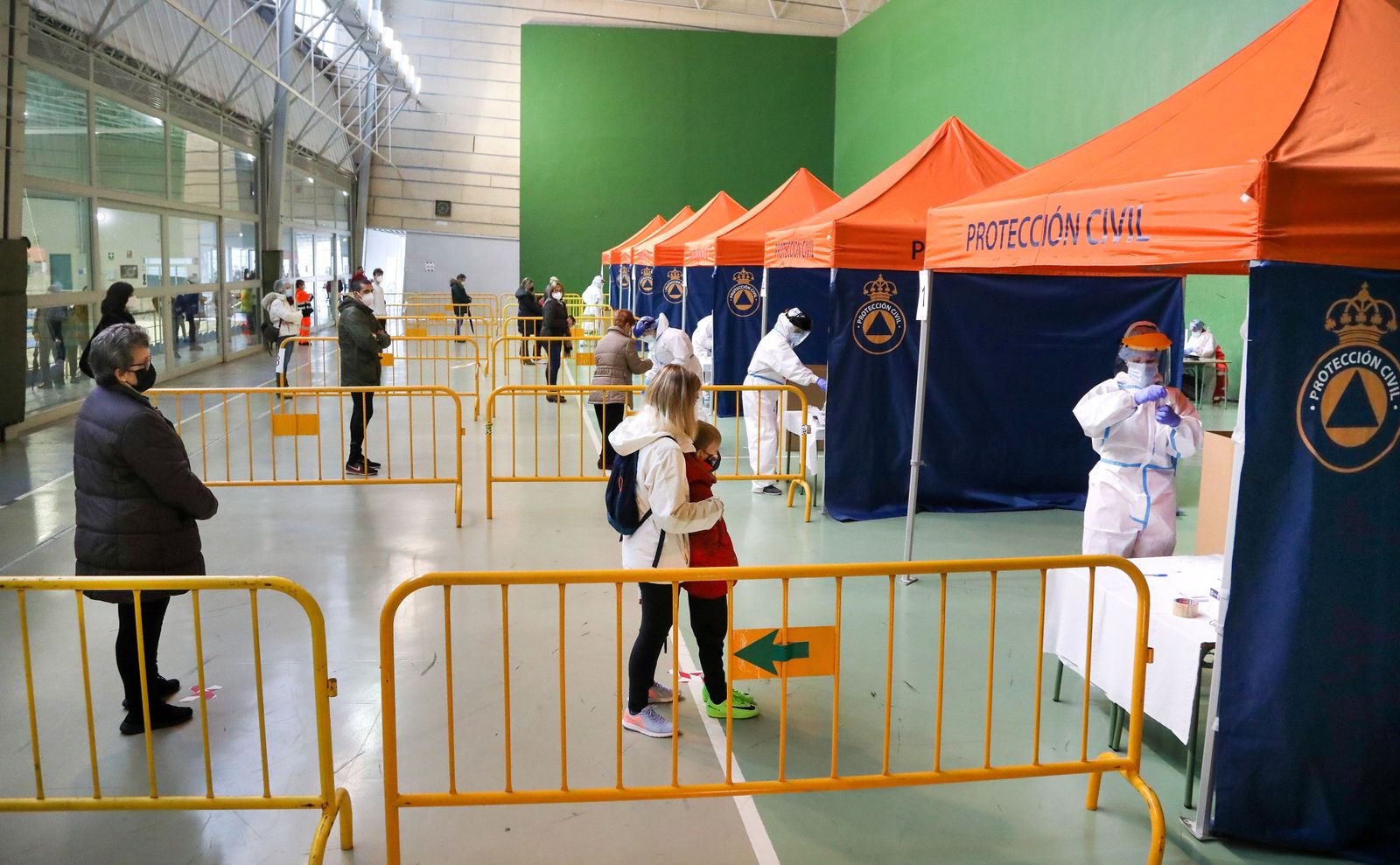 Cribado masivo en Ciudad Rodrigo. | FOTO: ICAL