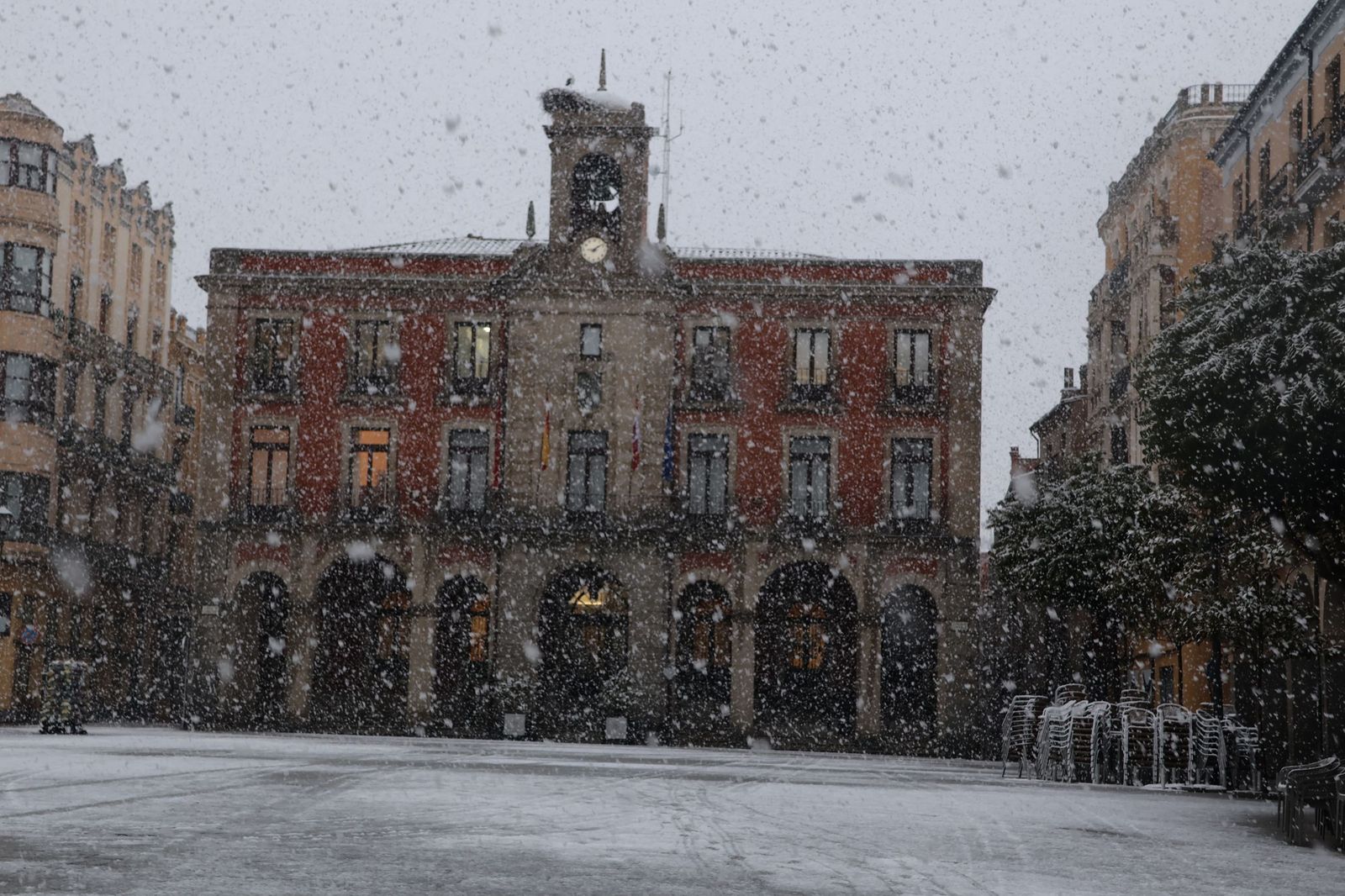 GALERÍA | Nieve en Zamora capital este miércoles