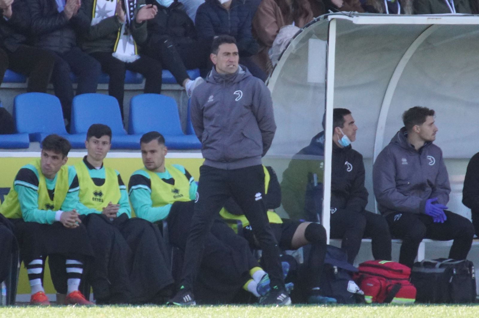 Dani Mori, en el choque ante el Racing de Santander | FOTO SALAMANCA24HORAS.COM