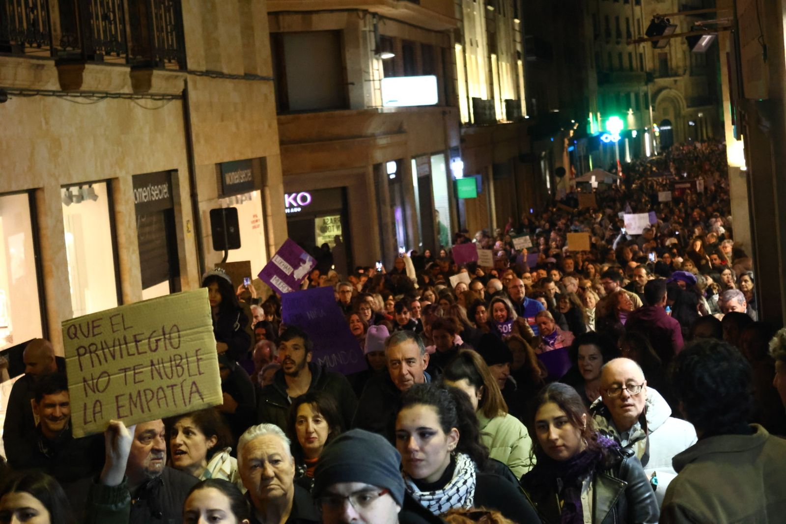 Manifestación por el 8M en Salamanca