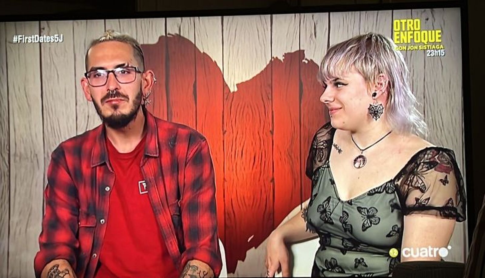 Guillermo y Amanda en 'First Dates'