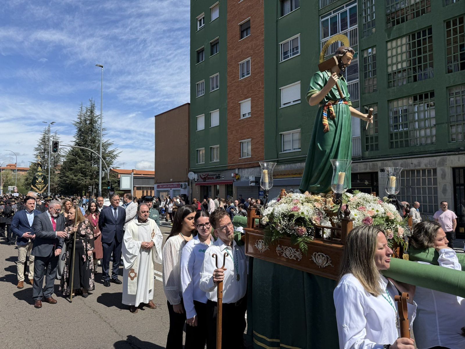 San José Obrero bendice las calles de Salamanca por el Día del Trabajador San José Obrero bendice las calles de Salamanca por el Día del Trabajador