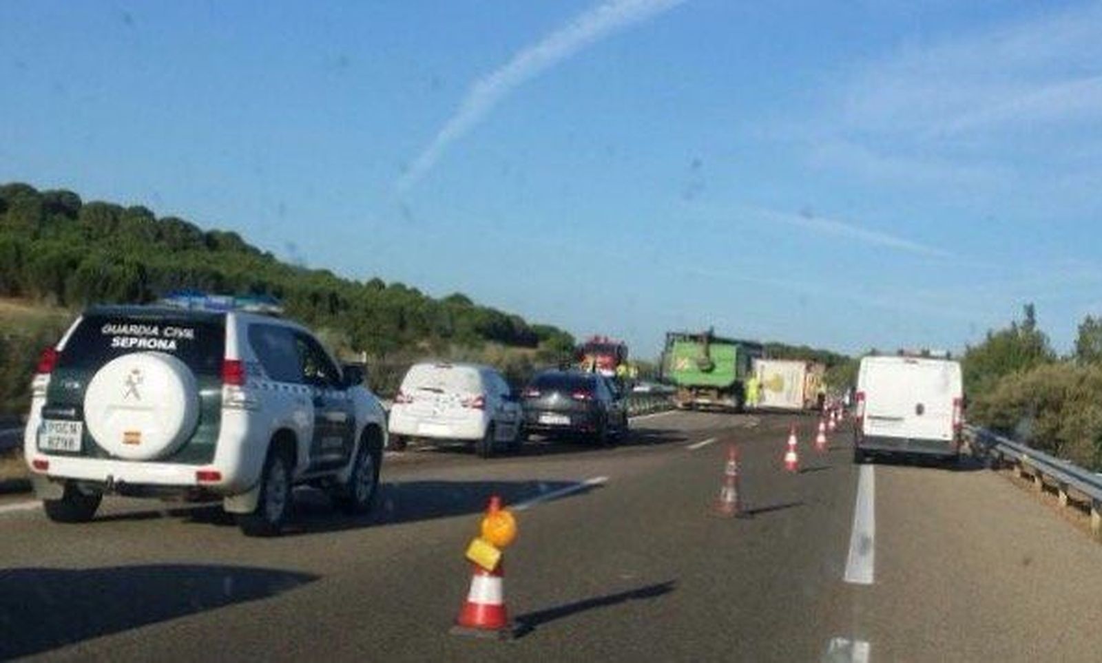 Un fallecido y cinco heridos en la A-52 a la altura de Manganeses de la Polvorosa