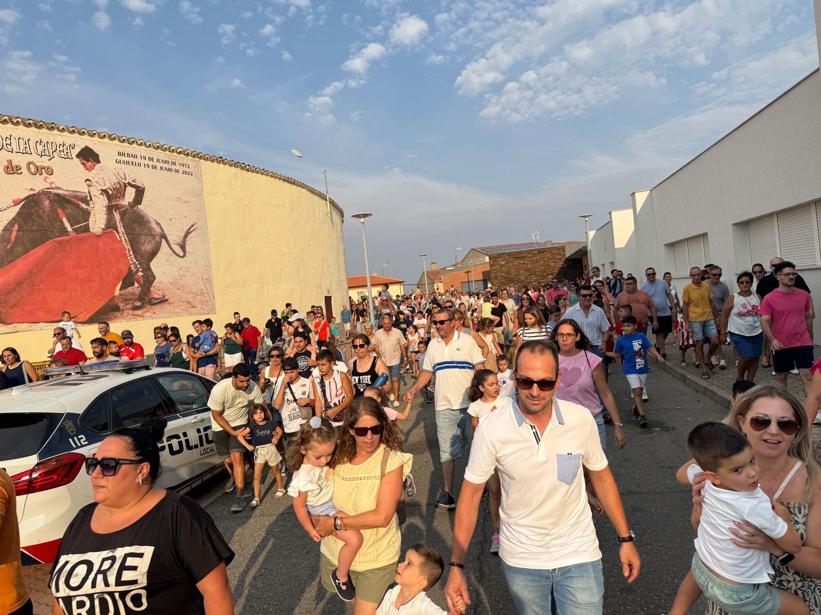 Encierro infantil de Mini Bueyes en Guijuelo durante sus fiestas 2025