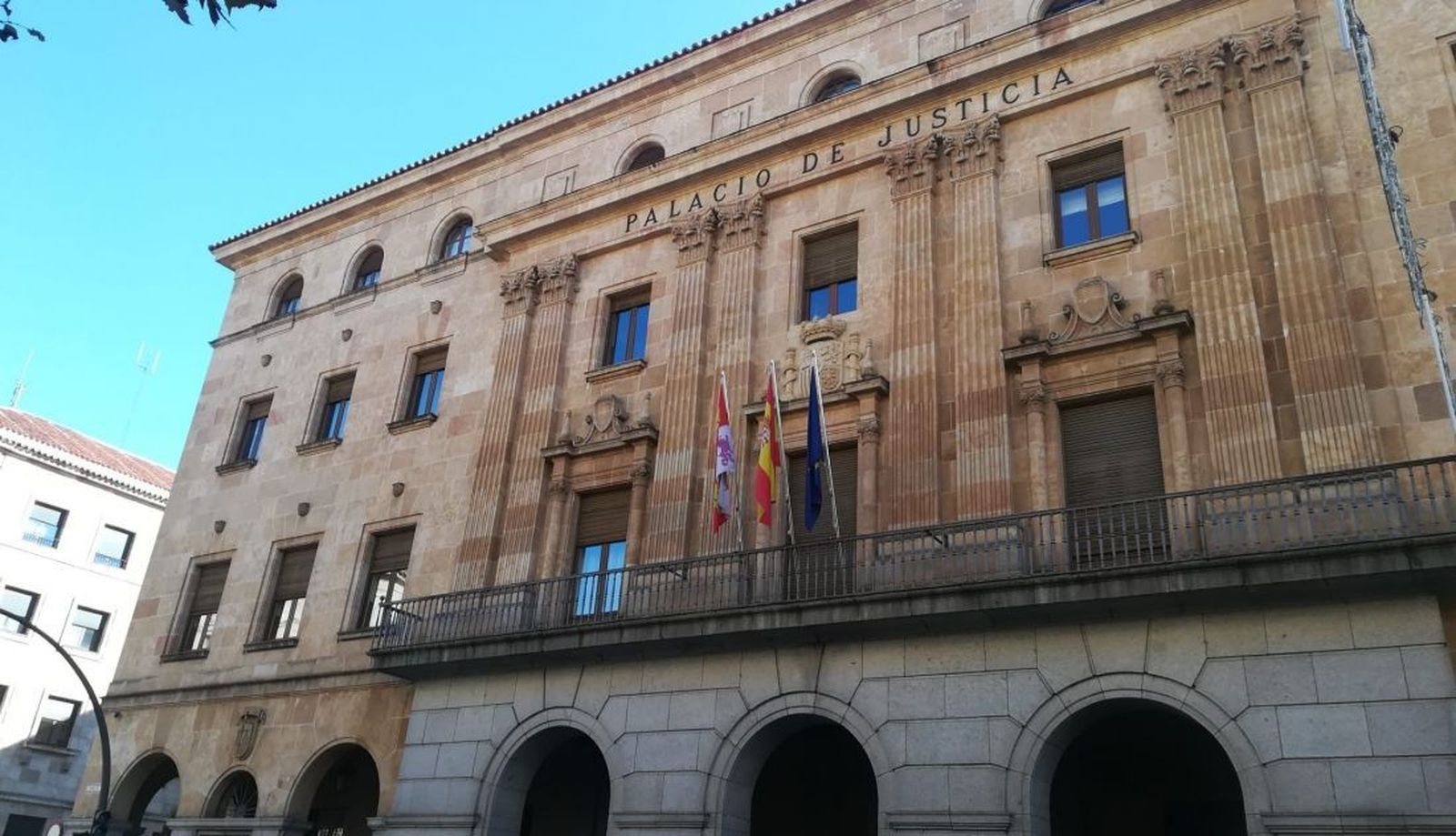 Fachada de la Audiencia Provincial de Salamanca
