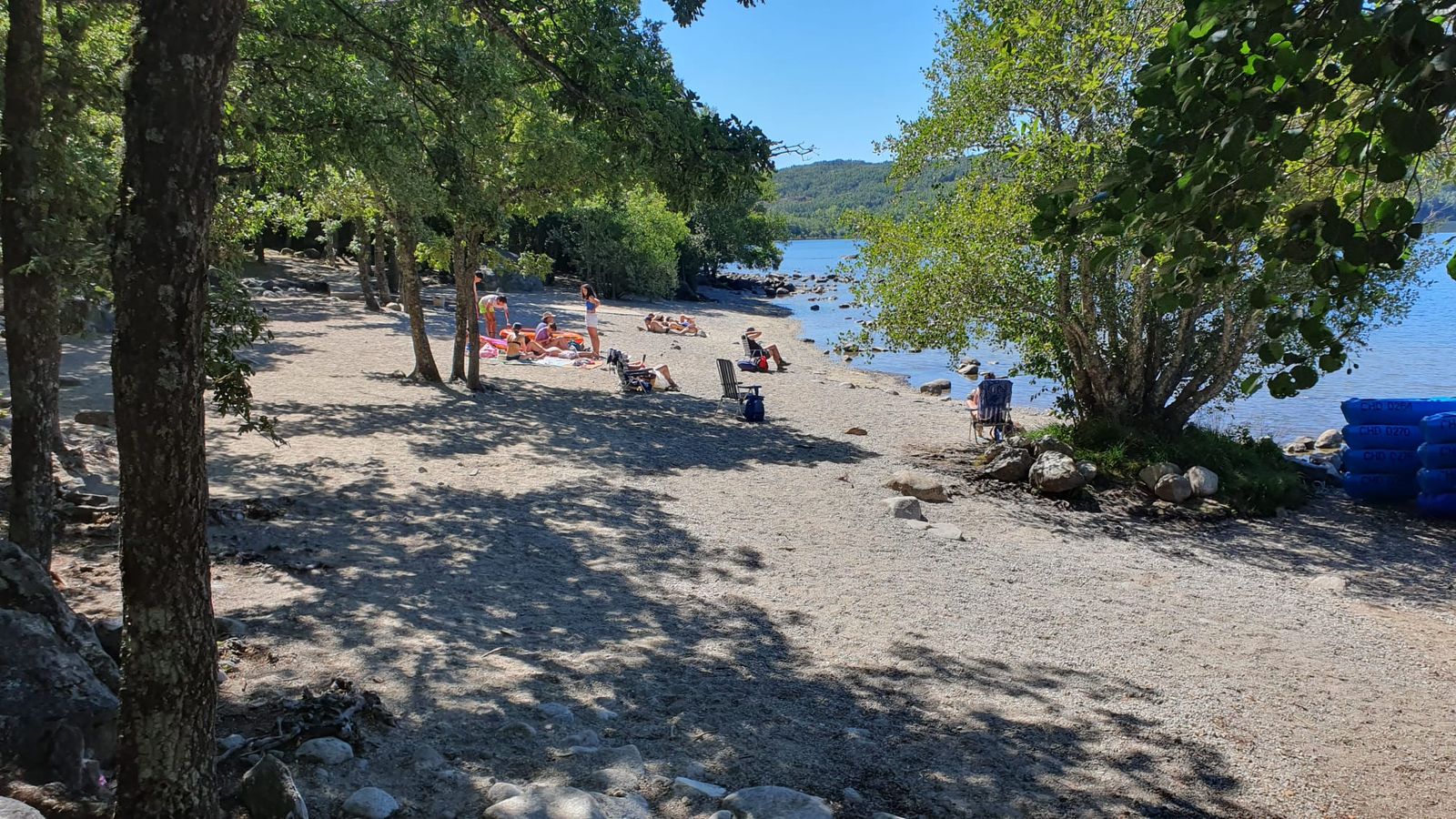 Playa en Lago de Sanabria Playa en Lago de Sanabria