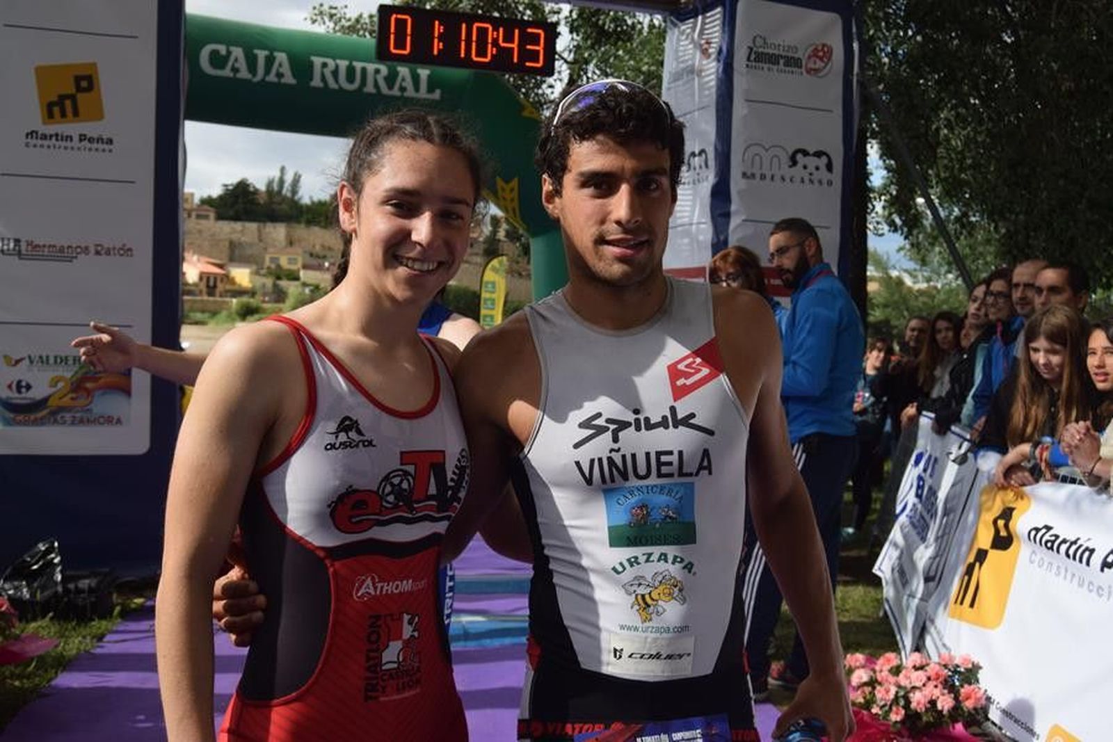 Esther Gómez Kevin Viñuela Triatlón 2018