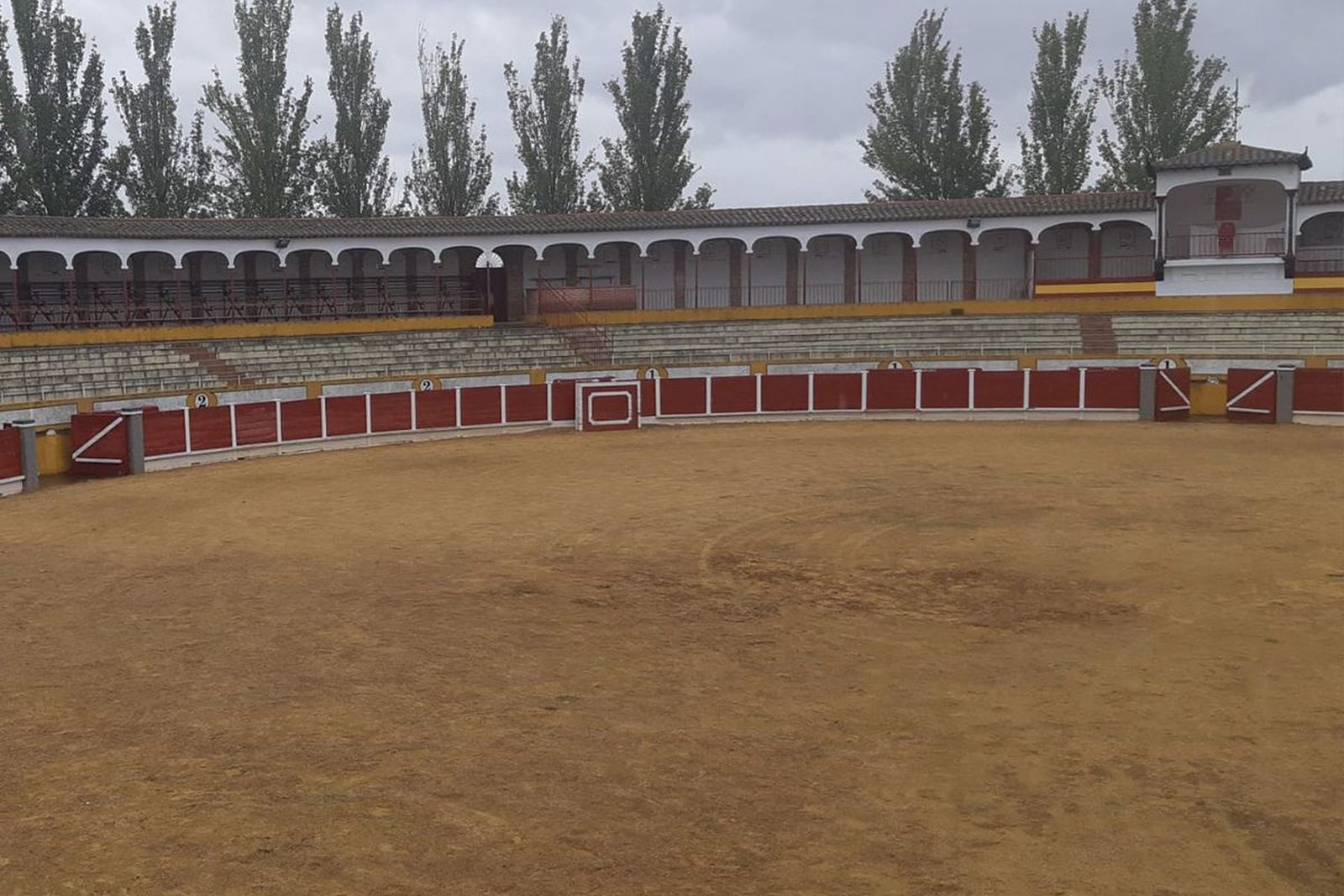 Estado de la Plaza de toros La Florida tras los trabajos de adecuación y mantenimiento del Ayuntamiento de Peñaranda