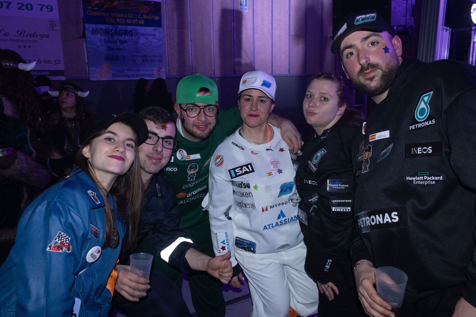 Salamanca de noche, sábado del Carnaval del Toro de Ciudad Rodrigo