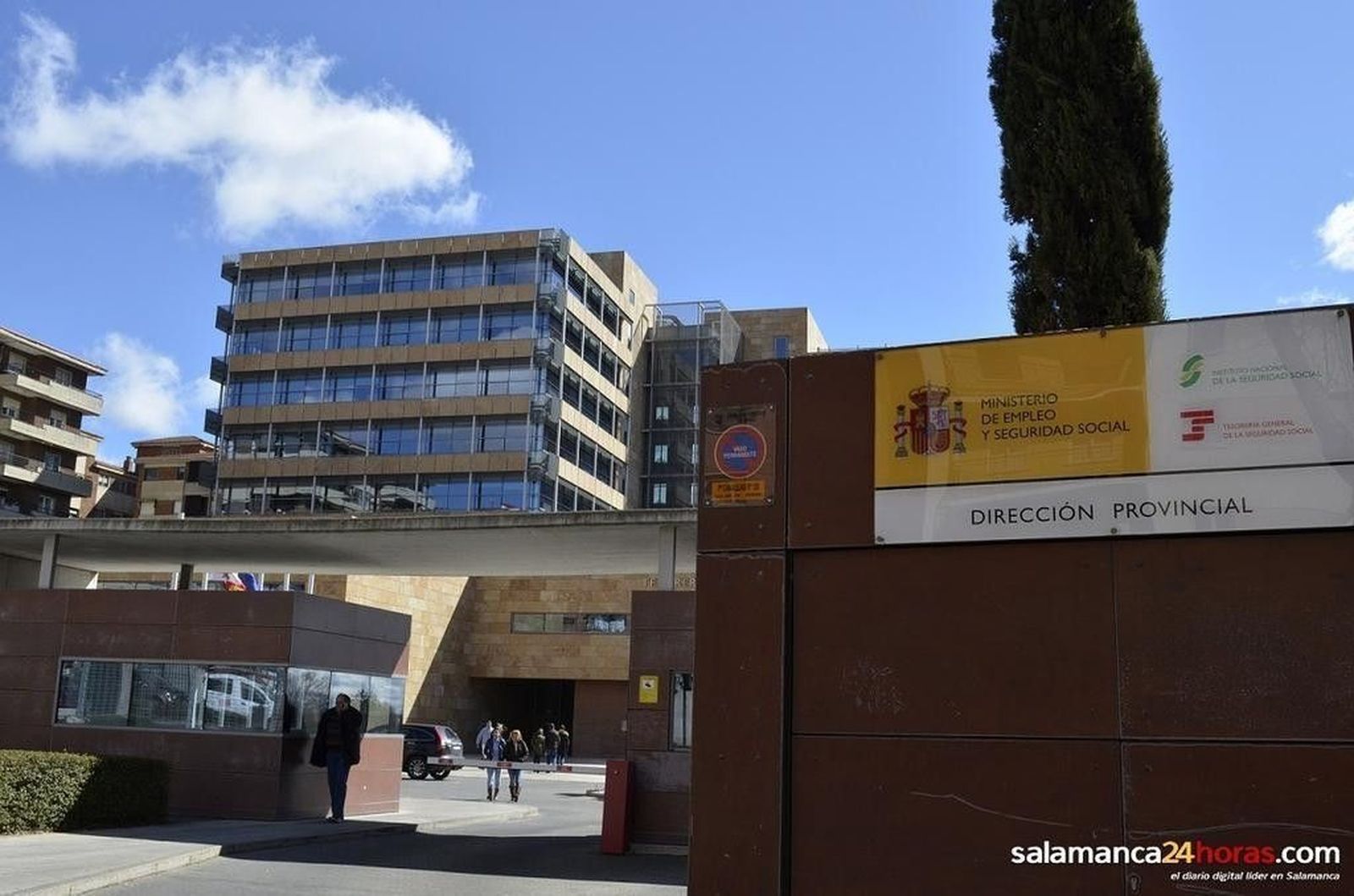 Seguridad Social INSS en Salamanca. Foto de archivo