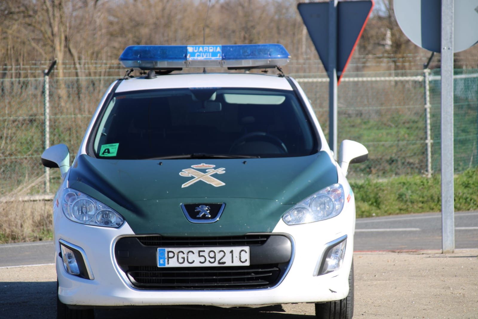 Foto de archivo coche Guardia Civil