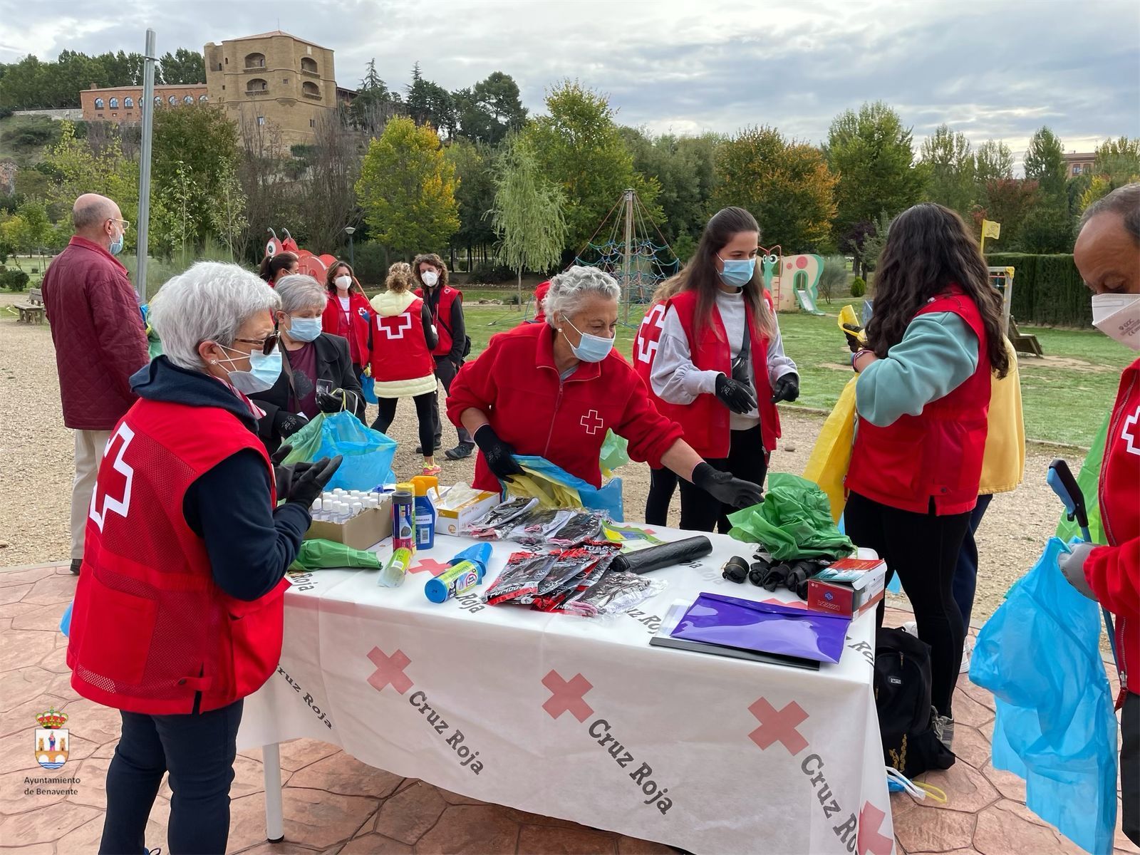 Cruz Roja en Benavente. Archivo