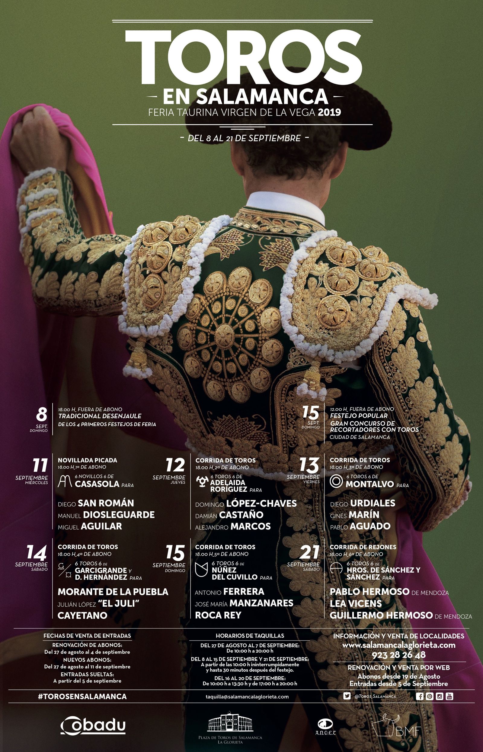 Feria Taurina Salamanca 2019