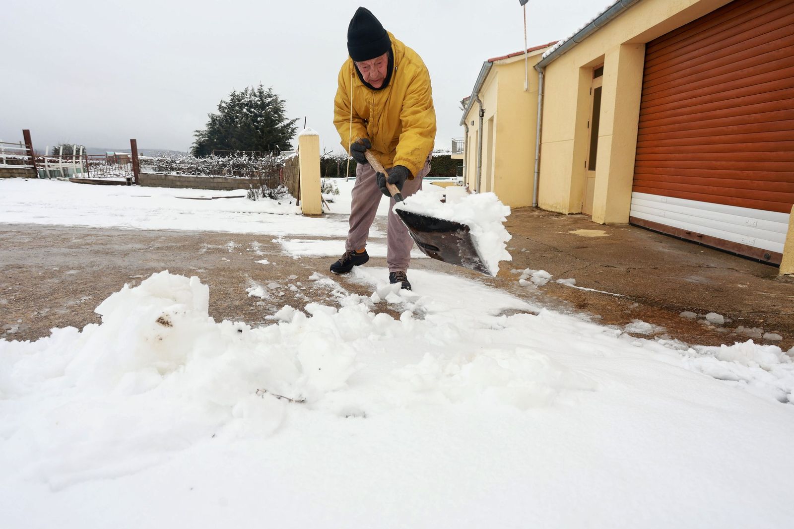 Temporal de nieve en el sur de la provincia de Salamanca