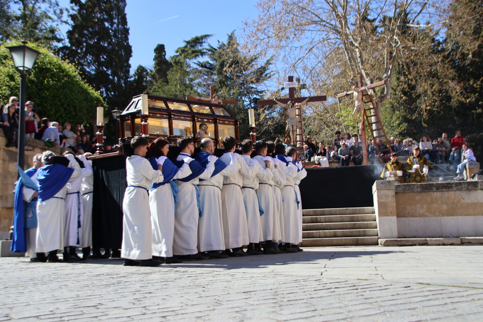 El Descendimiento vuelve al Humilladero del Campo de San Francisco recuperando su escenario tradicional dos años después