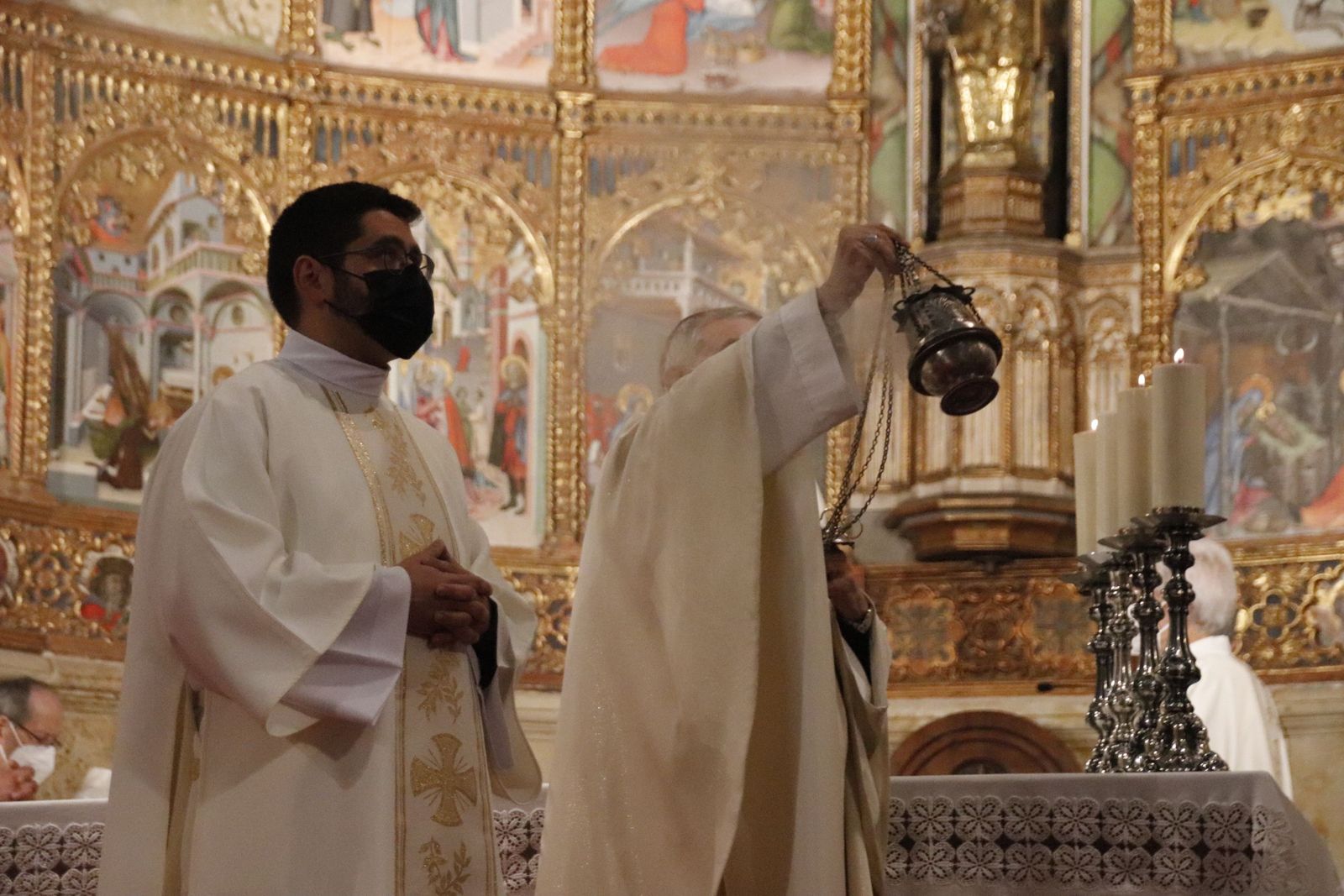 José Luis Retana preside su primera Misa Crismal como obispo de Salamanca.