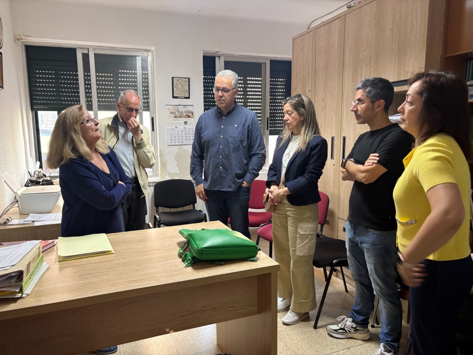 Concejales del PP de Zamora reunidos con la Asociación de Vecinos de Los Bloques