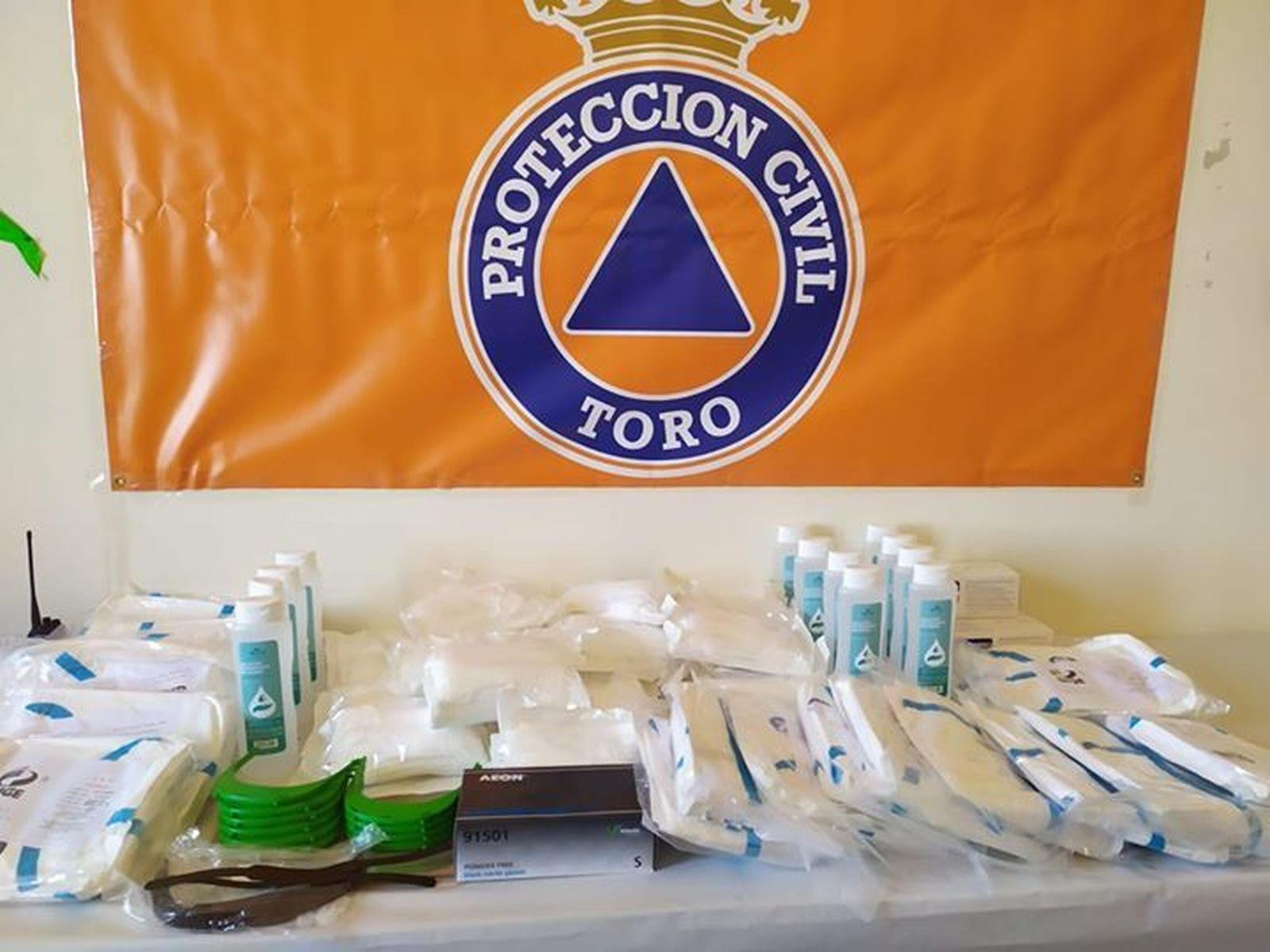 Proteccion civil toro material