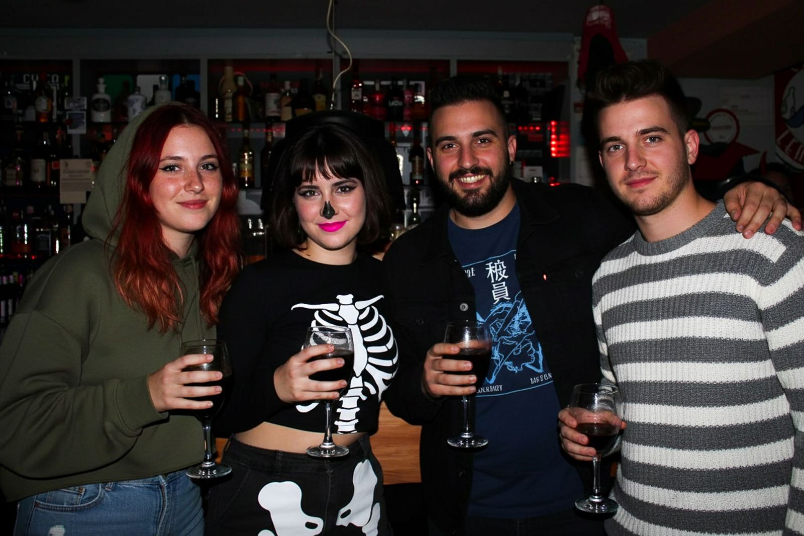 Salamanca de noche, viernes 31 de octubre