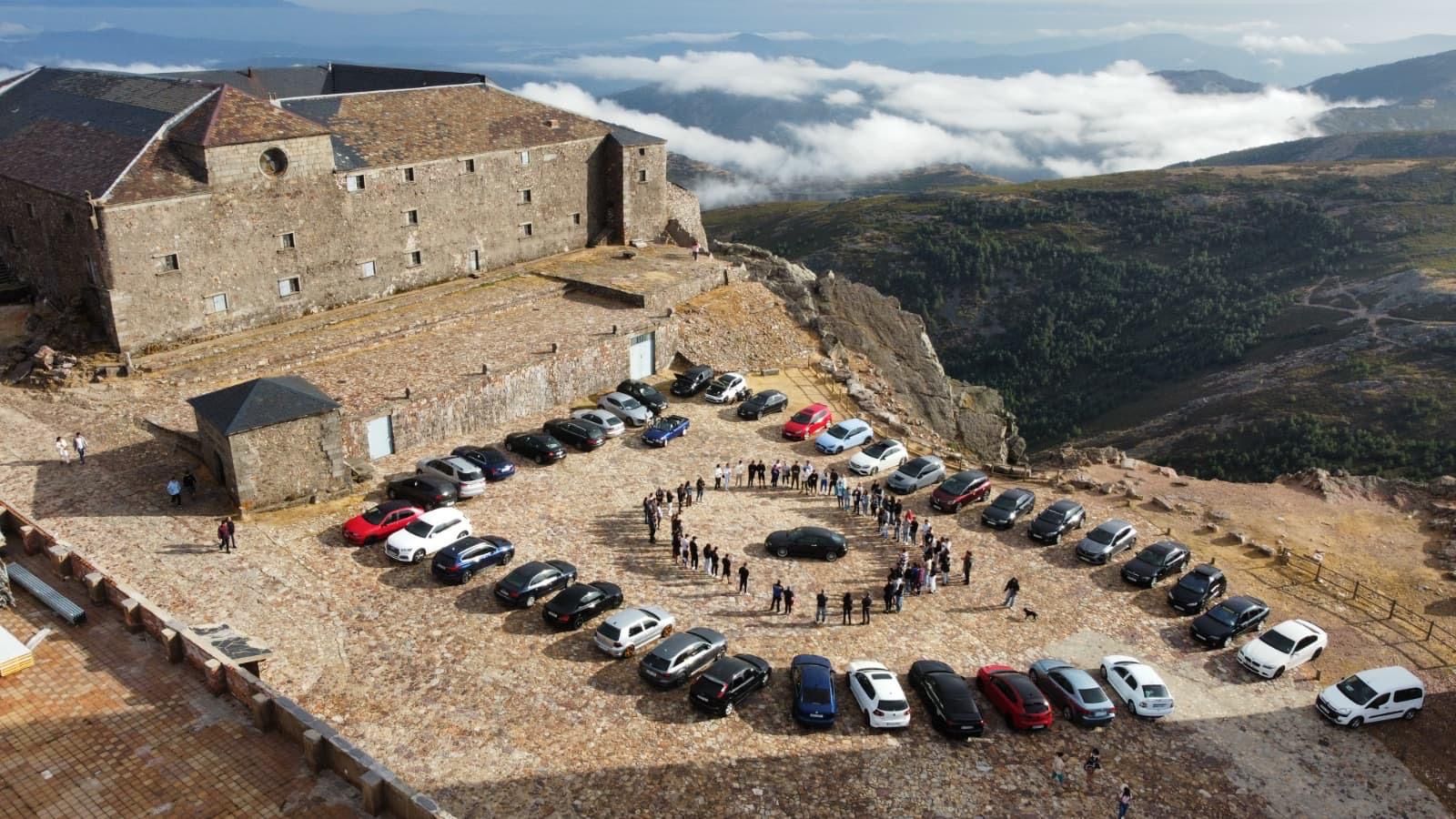 Homenaje a Iván García Castro en la Peña de Francia
