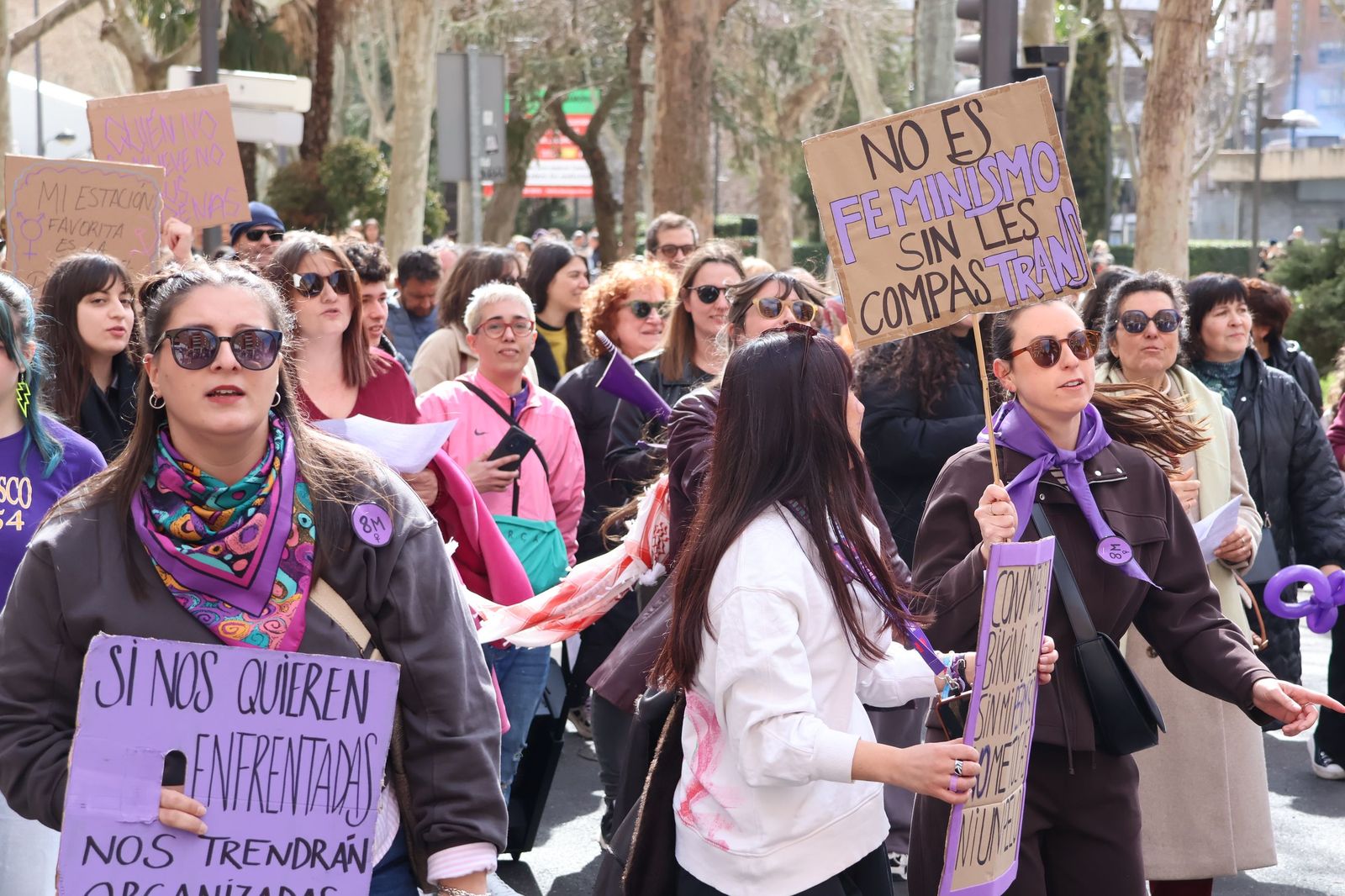 GALERÍA | La manifestación del 8M por las calles de Zamora, en imágenes