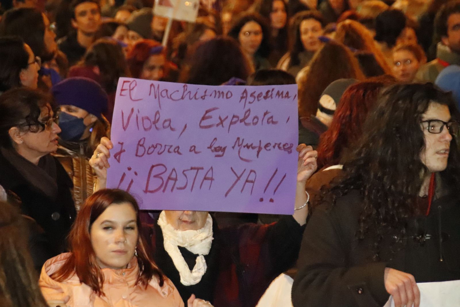Manifestación contra la violencia de género. Foto de archivo Manifestación contra la violencia de género. Foto de archivo
