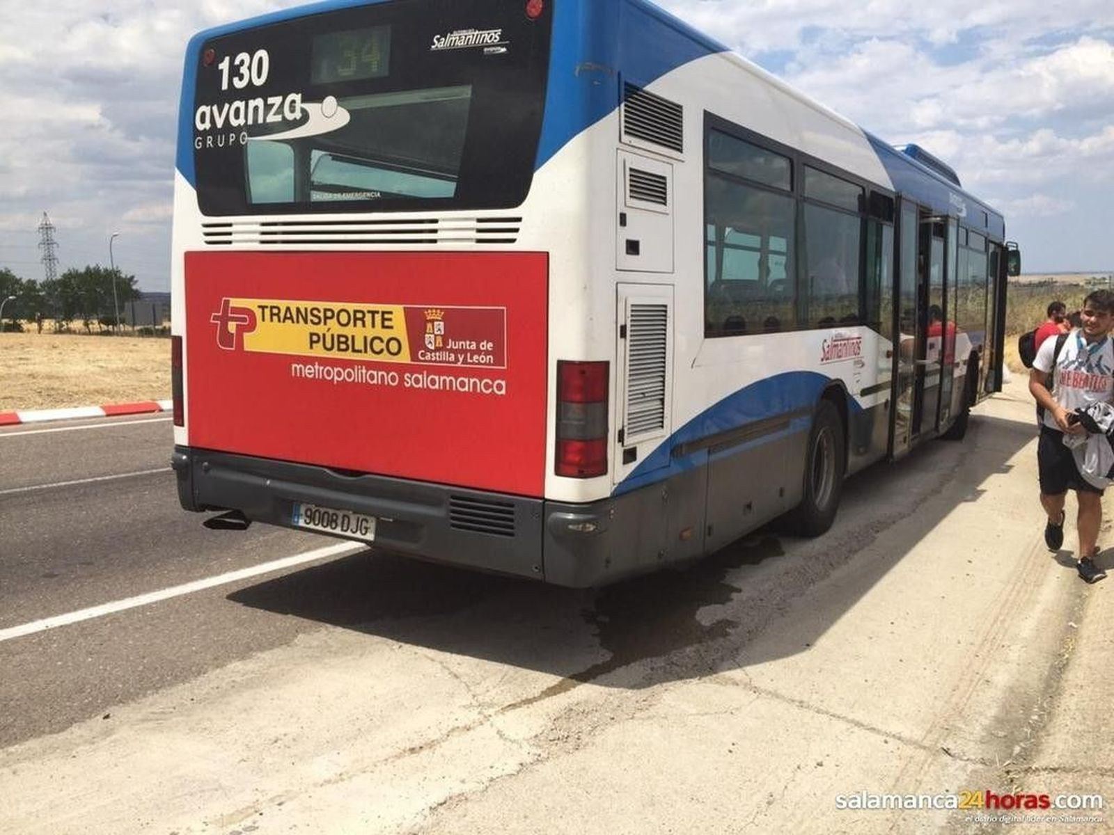 Nueva avería de un vehículo de Avanza Bus