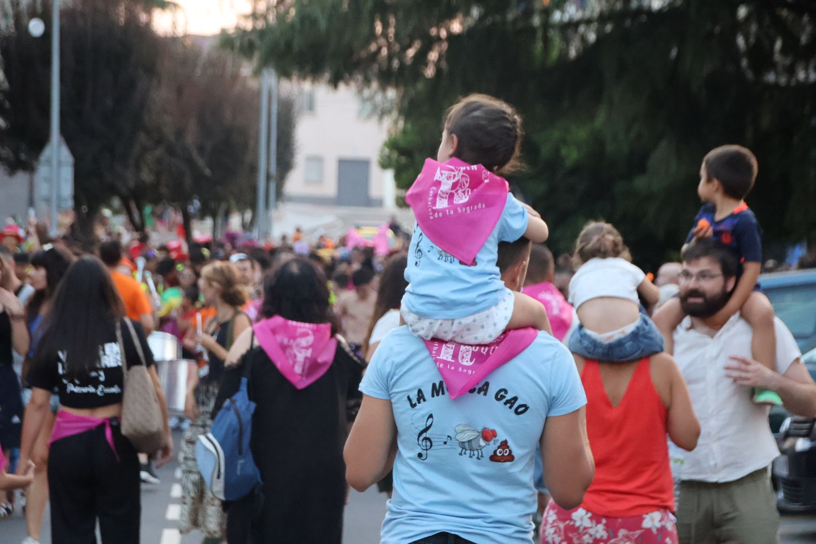 Chupinazo en Carbajosa con batucad
