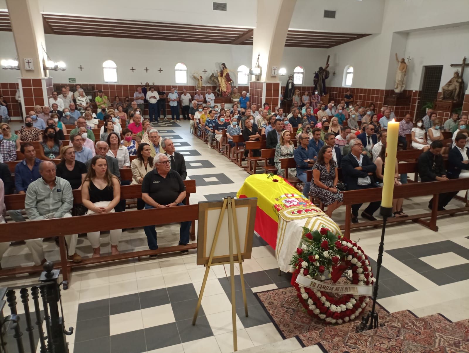 Funeral de Andrés Vázquez. Foto Domingo Álvarez (1)