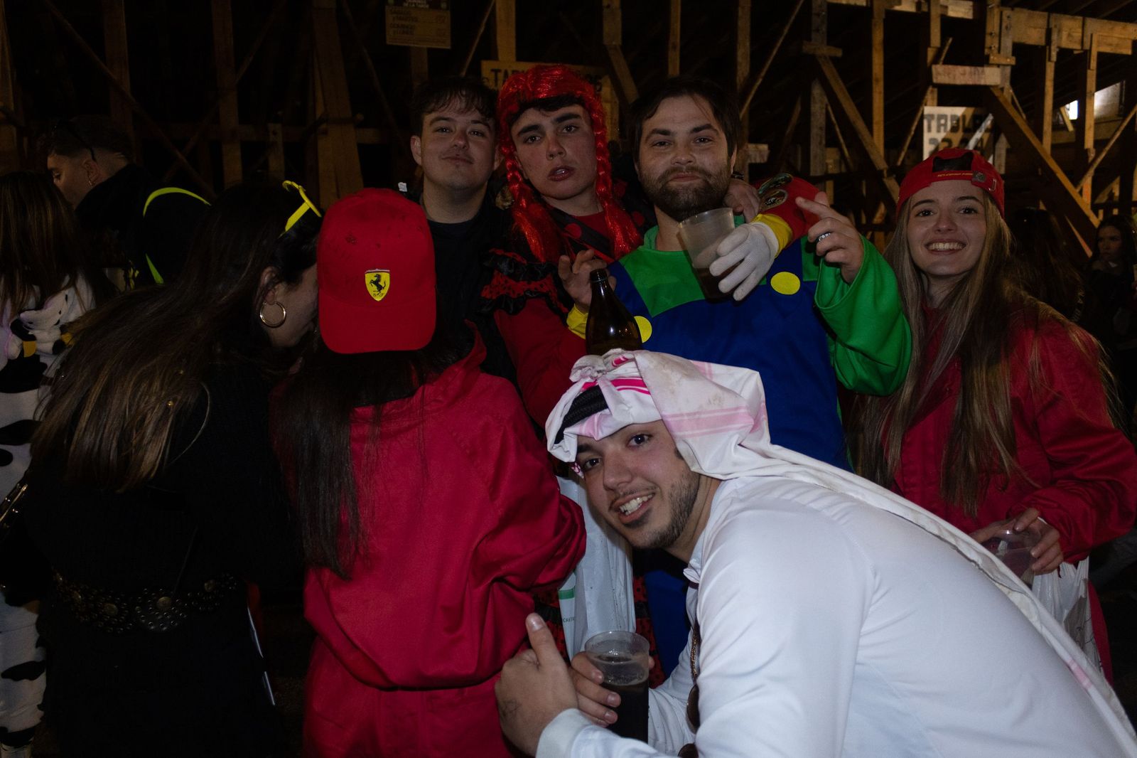 Salamanca de noche, sábado del Carnaval del Toro de Ciudad Rodrigo