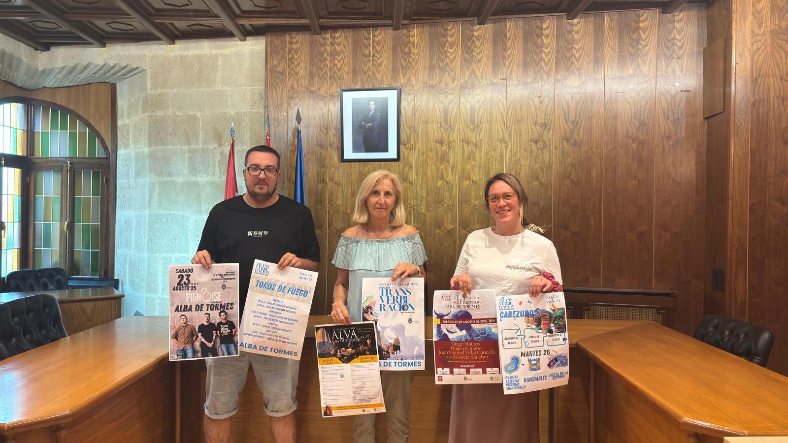 Presentación de las fiestas de agosto de Alba de Tormes
