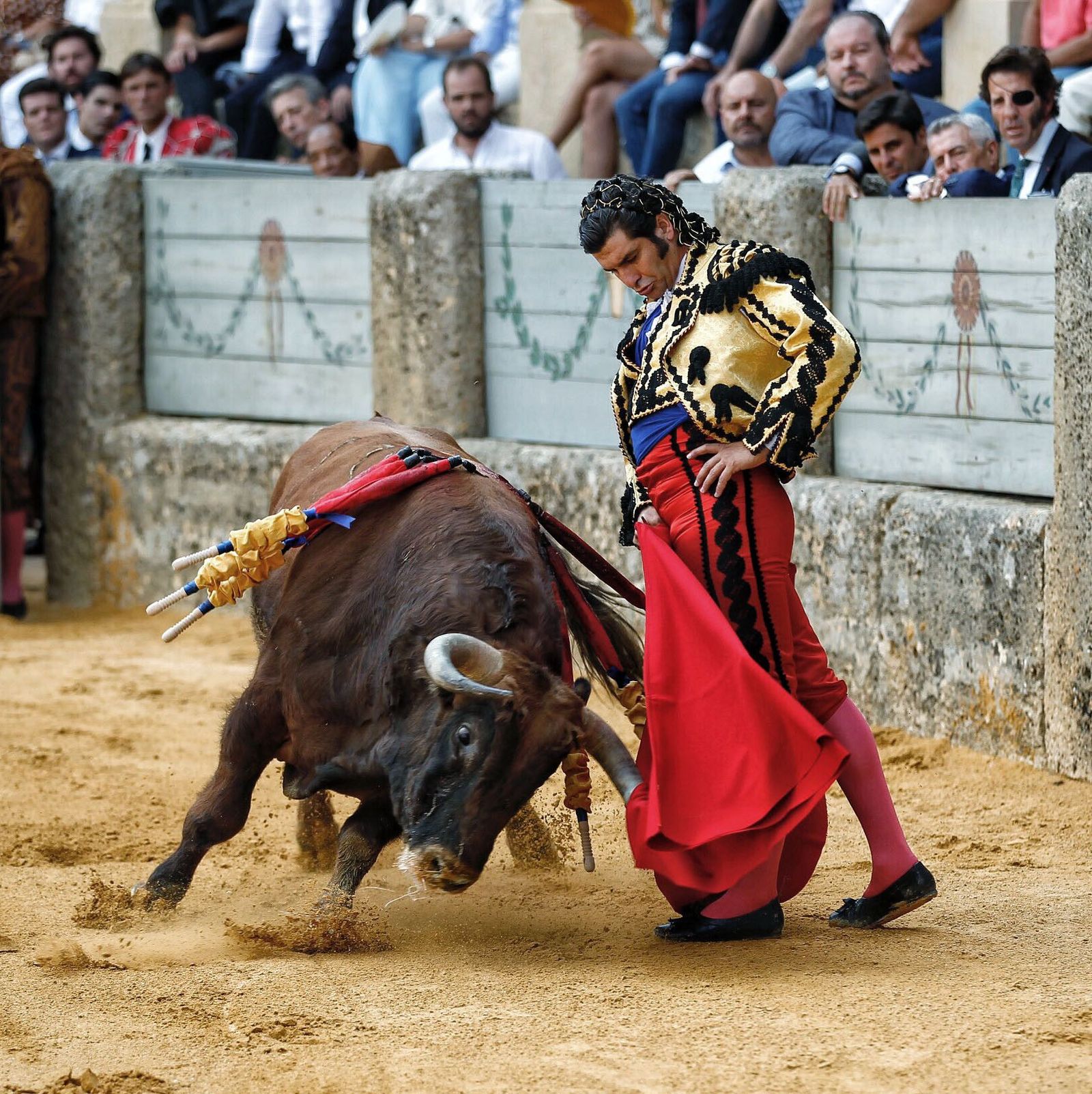 63º Tradicional Corrida Goyesca en la Plaza de Toros de la Real Maestranza de Caballería de Ronda. Feria de Pedro Romero. Toros de la ganadería Juan Pedro Domecq . El diestro Morante de la Puebla e