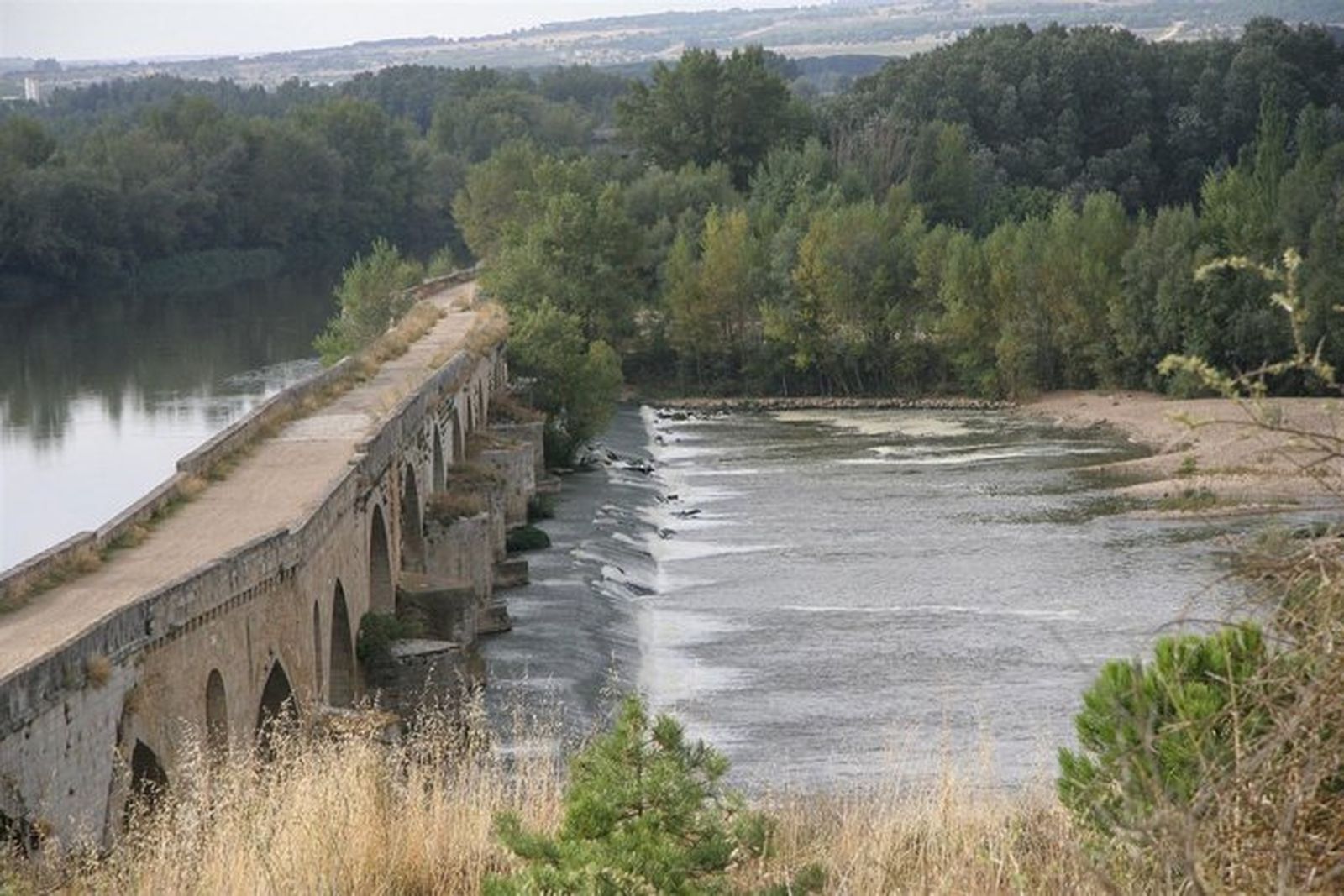Río Duero a su paso por Tudela de Duero, Valladolid