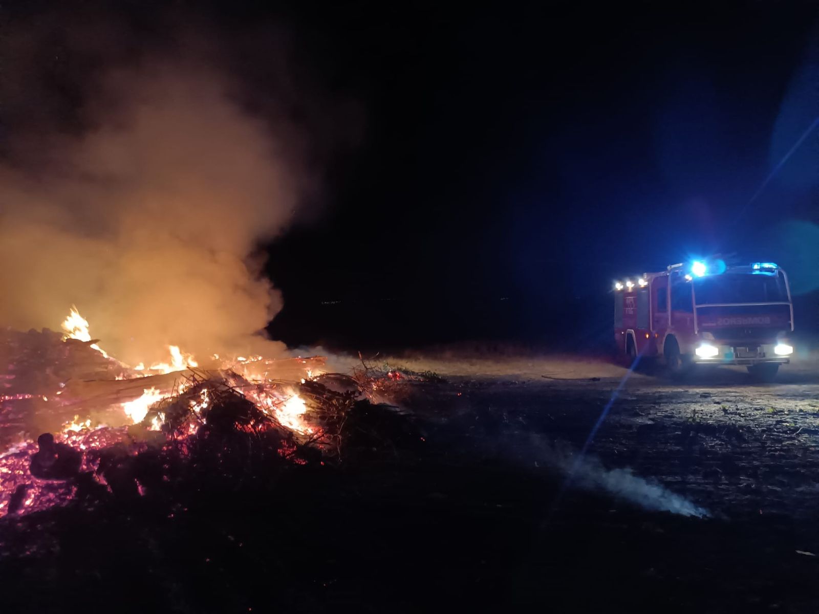 Incendio en Trabazos esta madrugada