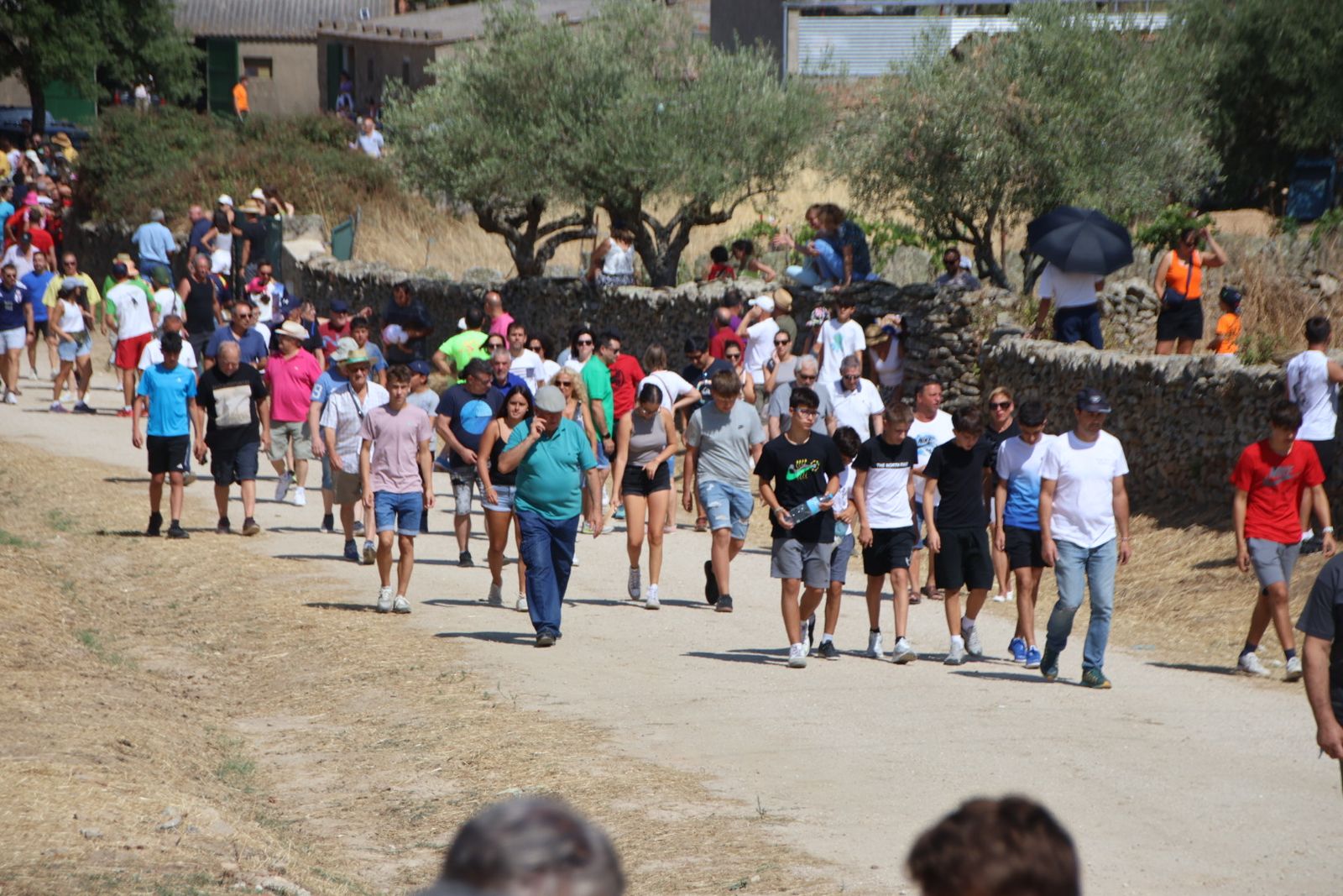 Lumbrales encierro a caballo