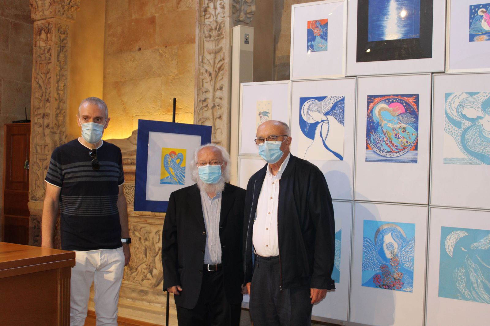 Exposición del 'Vuelo del Ángel' del artista Díaz-Castilla