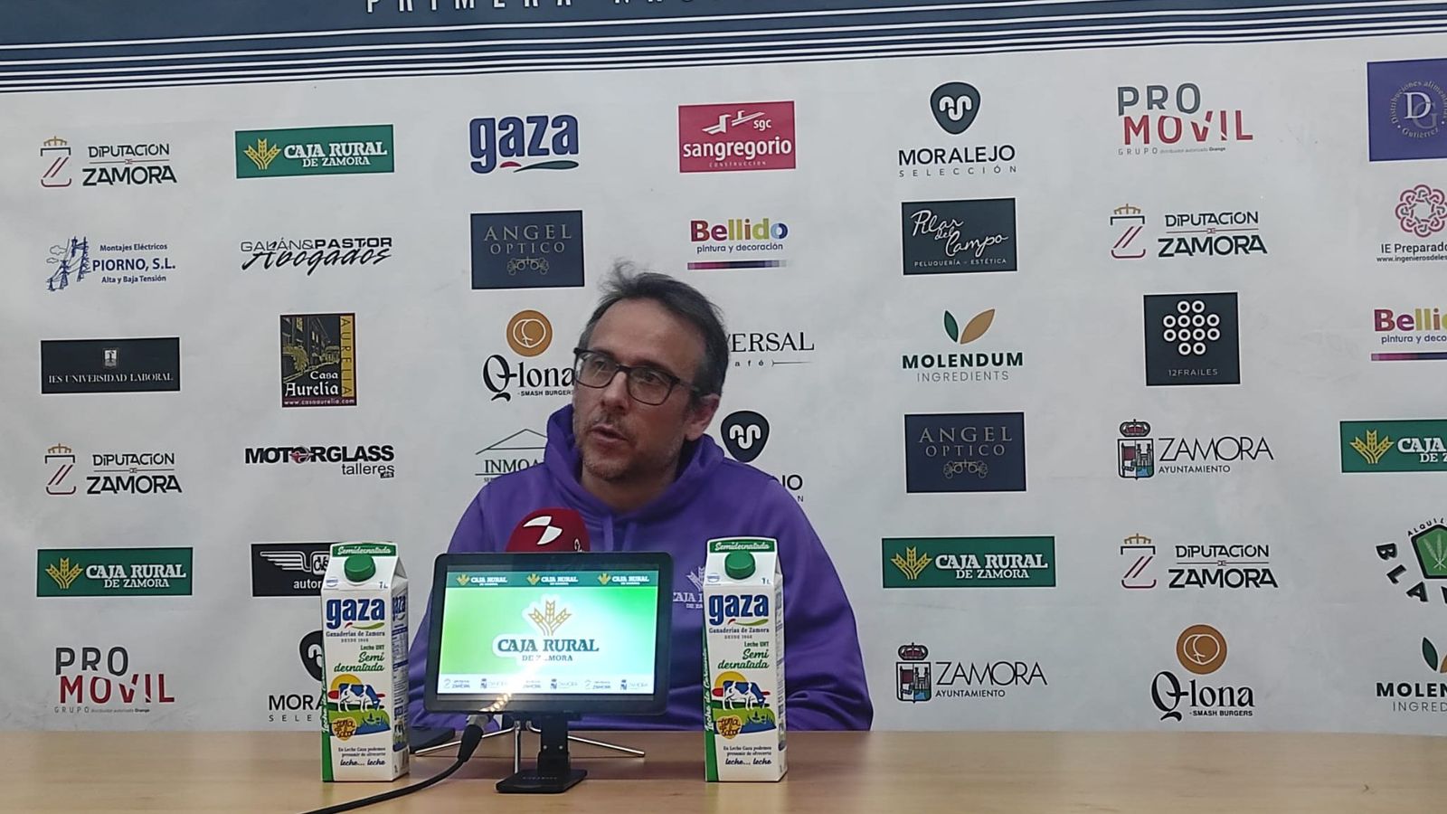 Félix Mojón en rueda de prensa prvia SAFA Madrid