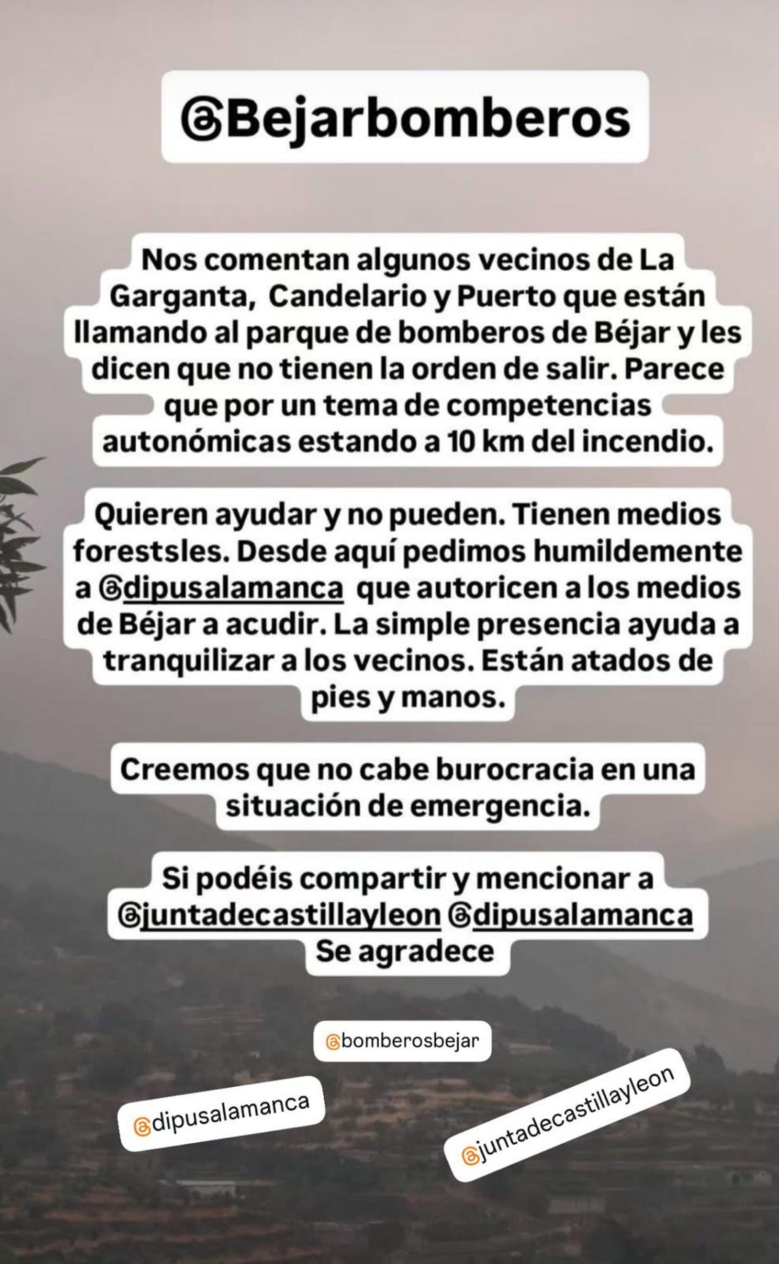 Críticas a la Diputación de Salamanca por redes sociales