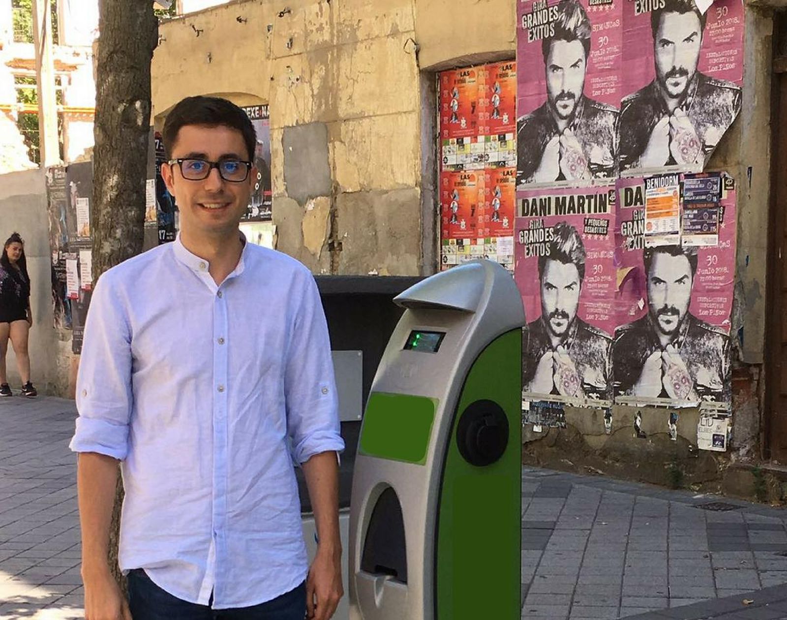 Foto. Punto red eléctrica. Valladolid