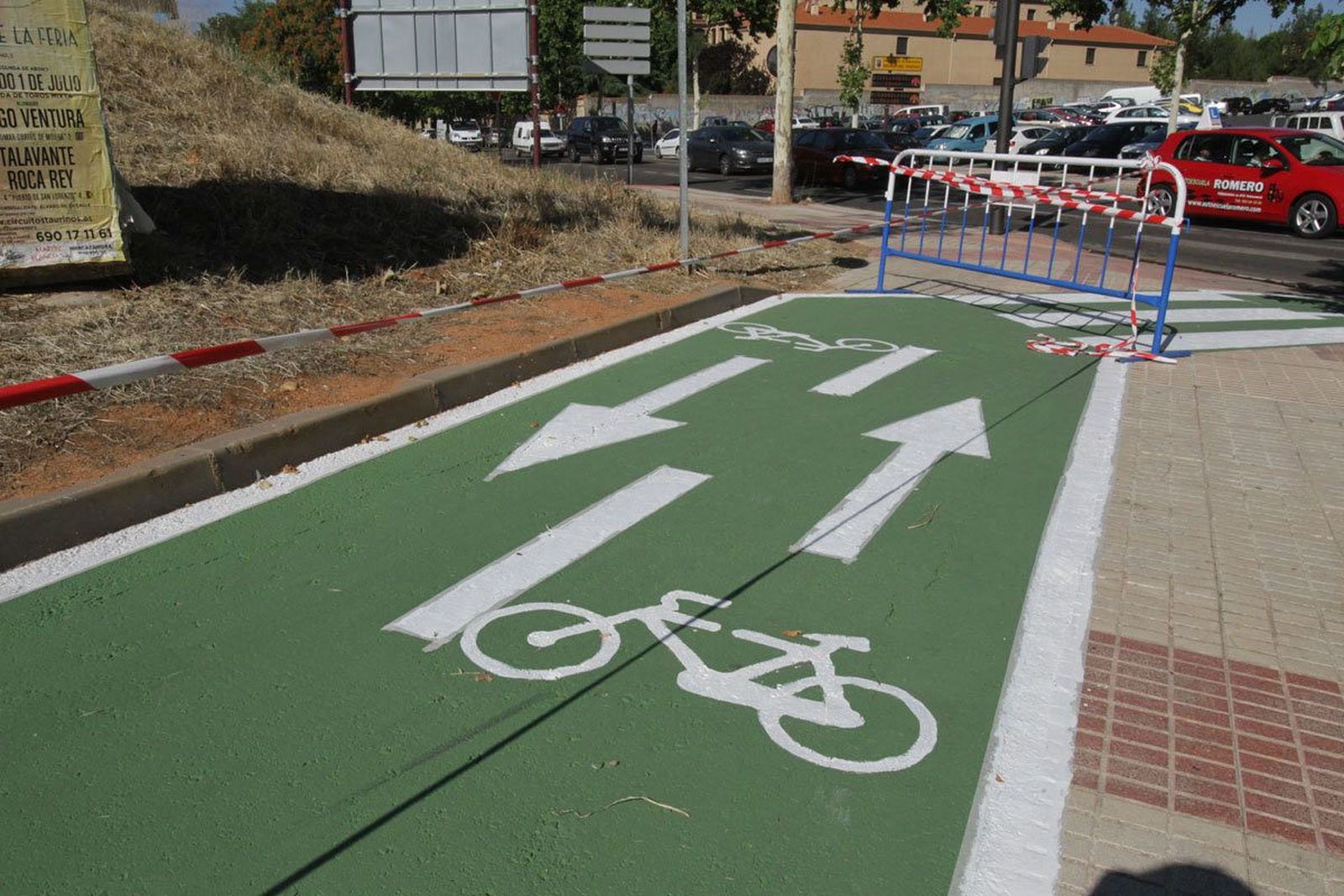 Carril bici desde Comuneros hasta Cabrerizos