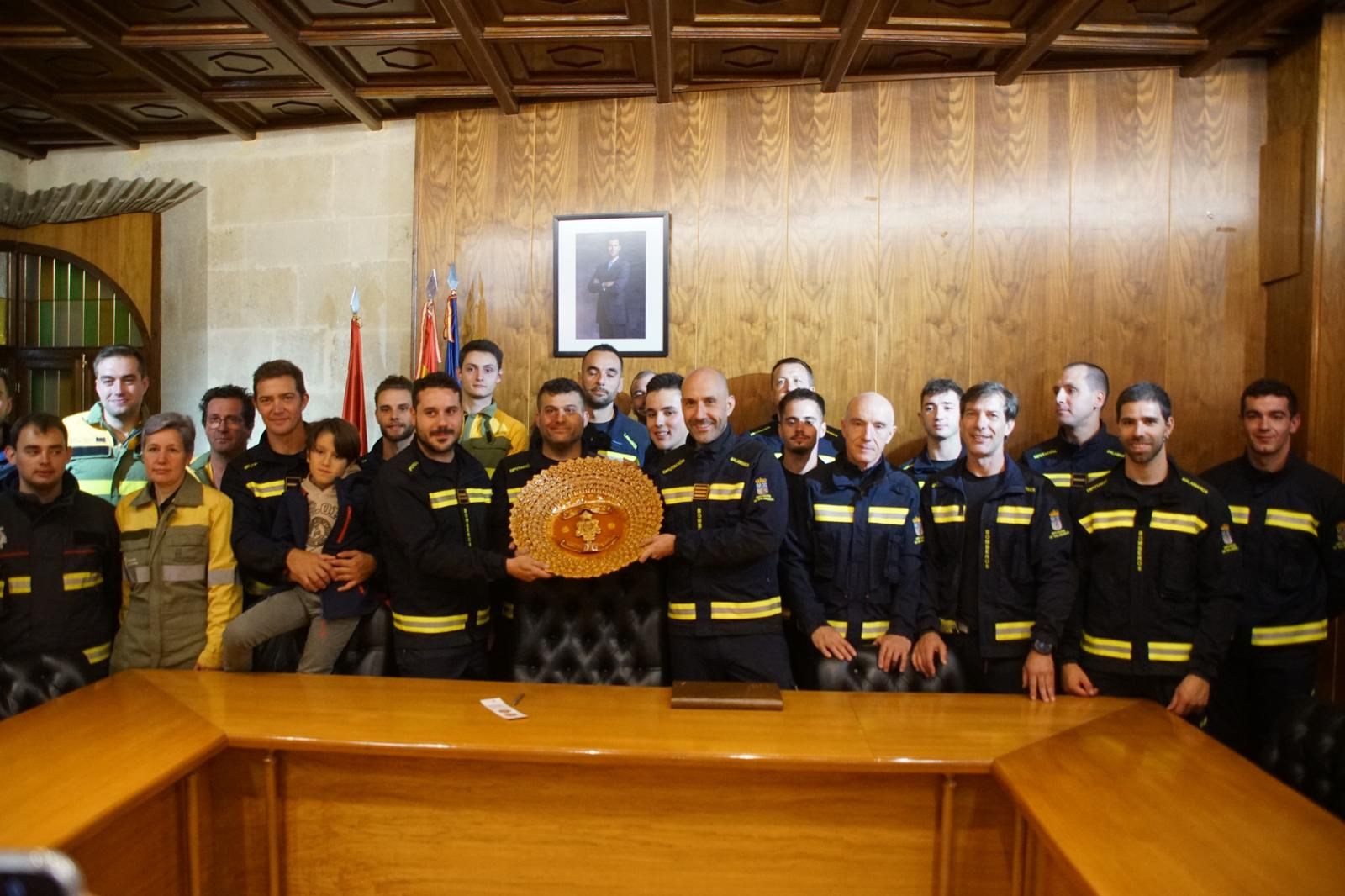 Los Bomberos de la Diputación dan voz al pregón de las fiestas de Alba de Tormes