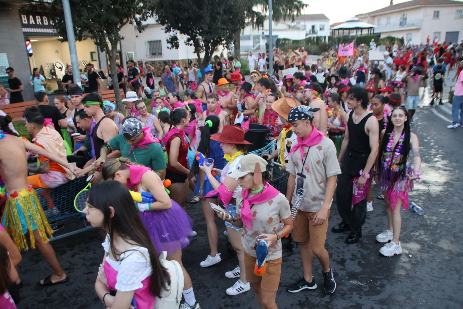 Chupinazo en Carbajosa con batucad